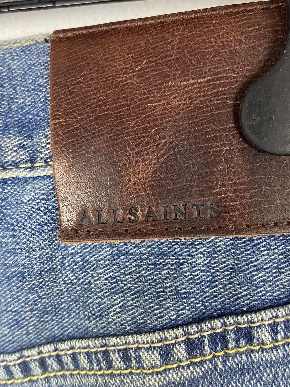 Allsaints Allsaints Rex Damaged Denim Jeans In Size 30 Size US 30 / EU 46 - 10 Thumbnail