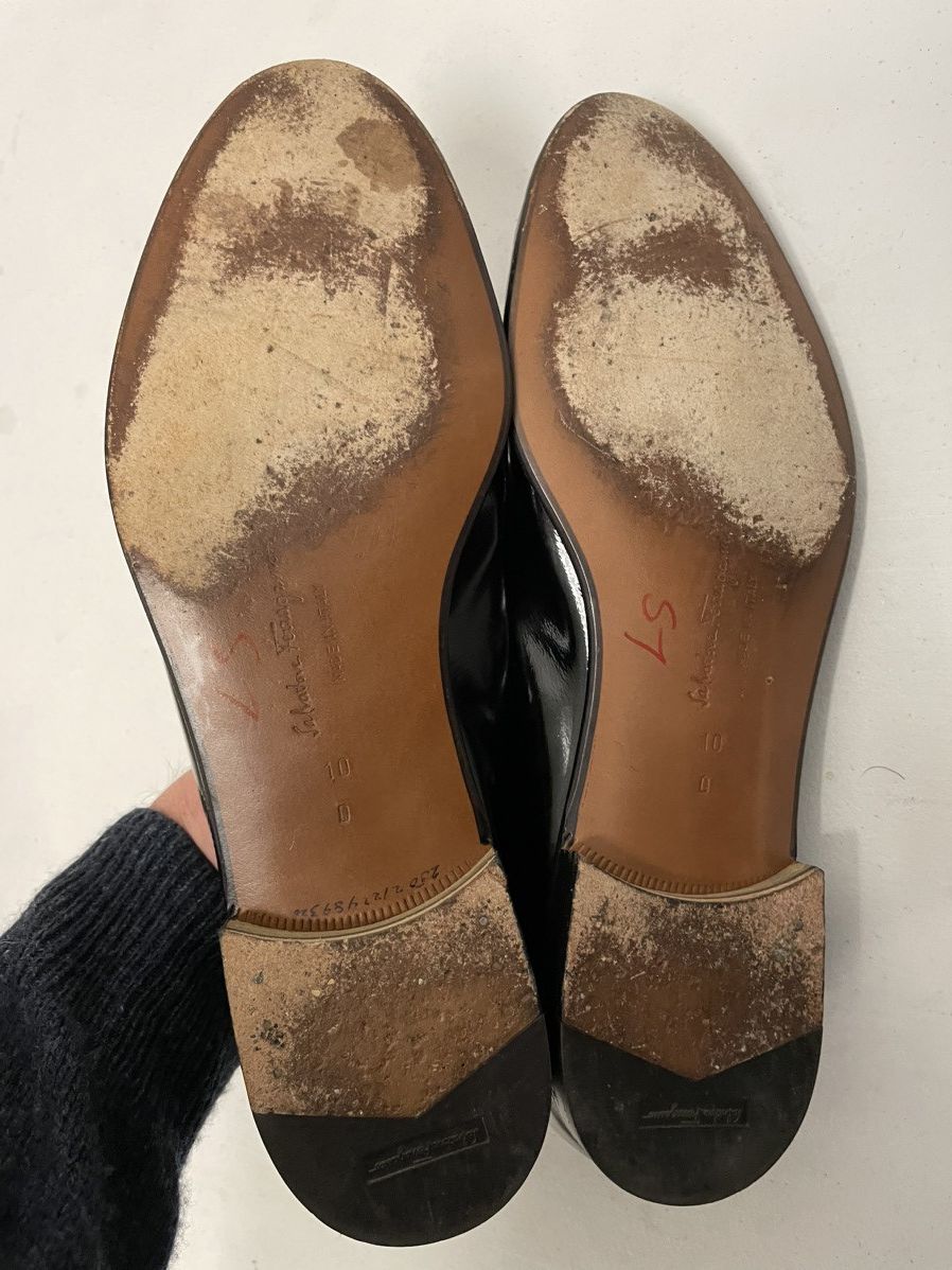 Salvatore Ferragamo Patent and Grosgrain Formal Loafer Size US 10 / EU 43 - 7 Thumbnail
