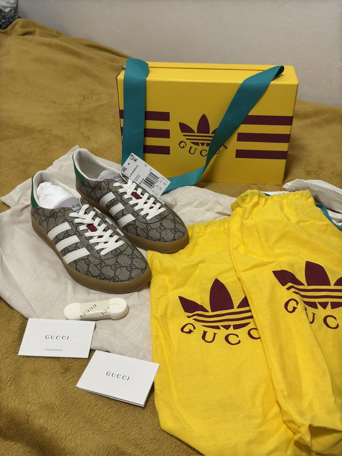 Adidas × Gucci New Adidas x Gucci Gazelle 41 1/3 Size US 9 / EU 42 - 3 Thumbnail