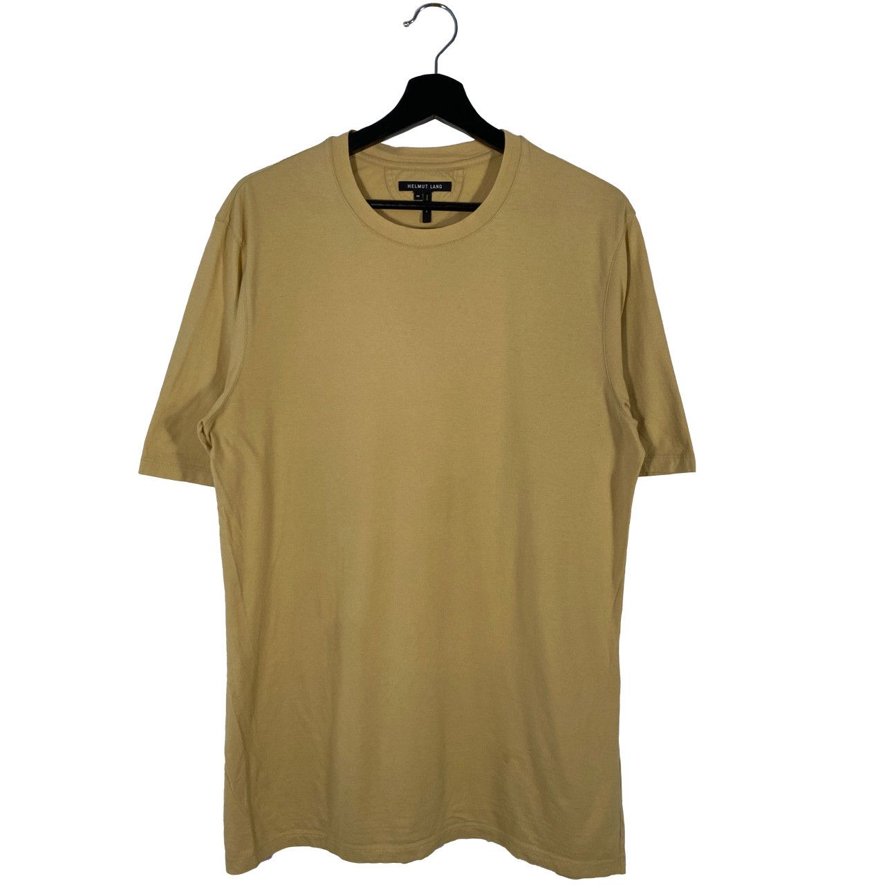 Helmut Lang Helmut Lang Basic Tan S/S Tall Tee Size US M / EU 48-50 / 2 - 1 Thumbnail