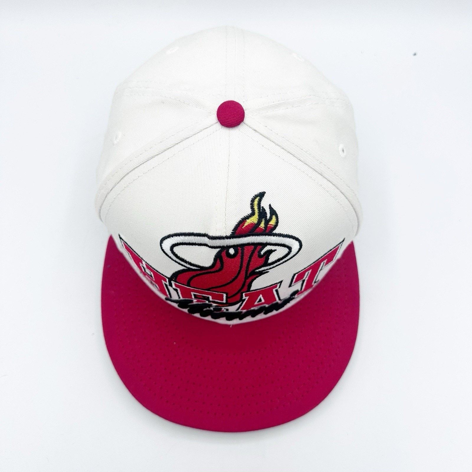 New Era New Era Hardwood Classics Miami Heat Spell Out 3D Snapback Size ONE SIZE - 7 Thumbnail
