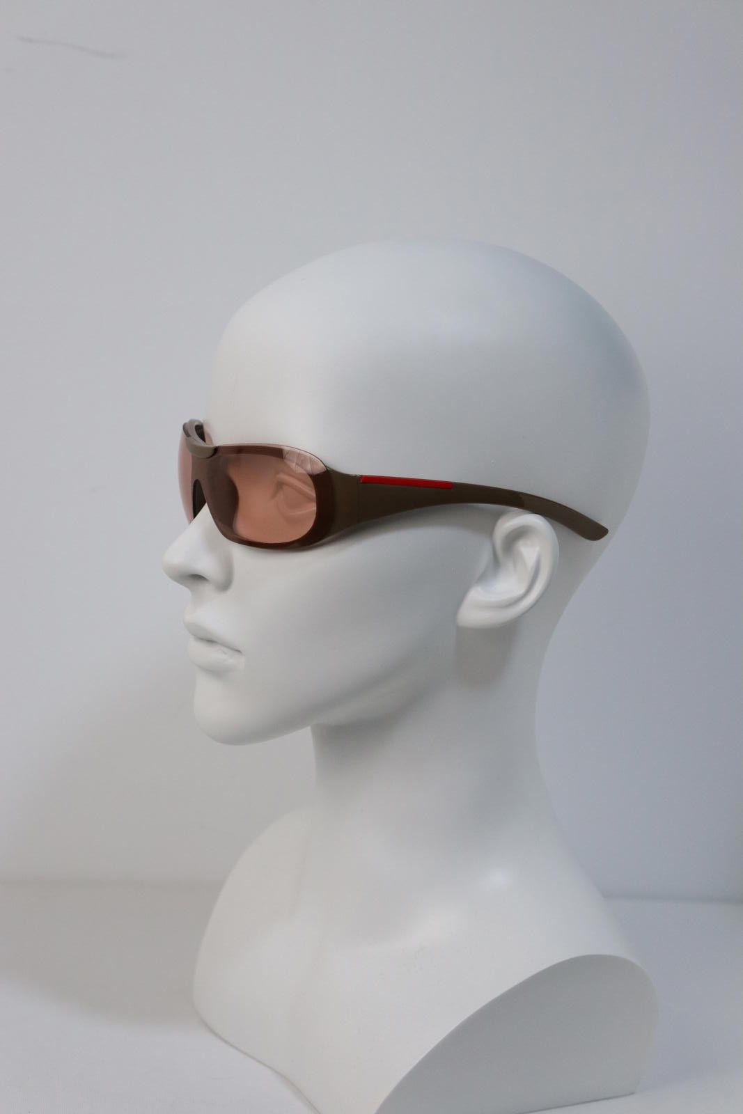 Other Y2k Avant Garde Futuristic Brown Sunglasses Unisex OS Size ONE SIZE - 4 Thumbnail