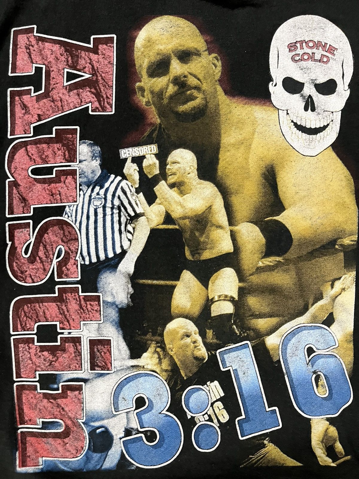 Rap Tees × Vintage × WWE Vintage Stone Cold 90s t shirt Size US L / EU 52-54 / 3 - 4 Thumbnail
