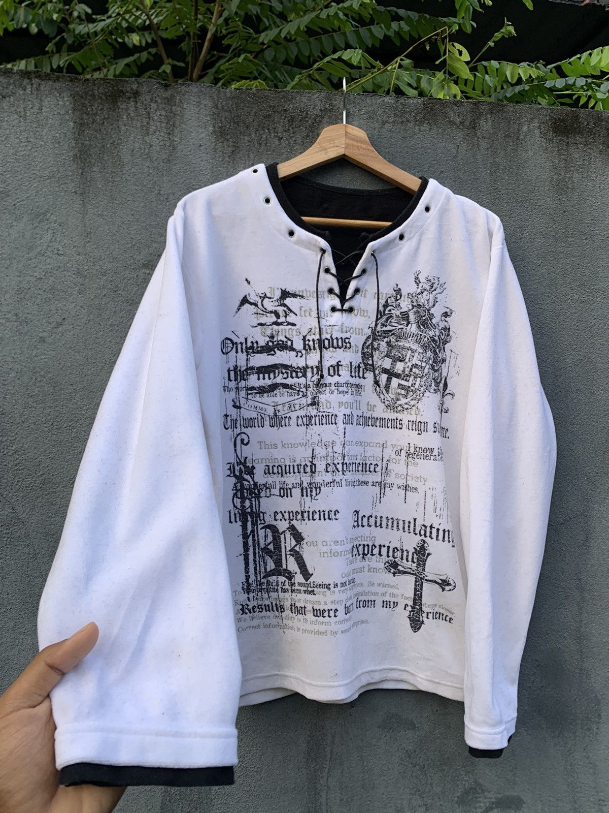 Vintage VINTAGE PUNK CROSS ART ACCUMULATING EXPERIENCE Size US M / EU 48-50 / 2 - 6 Thumbnail