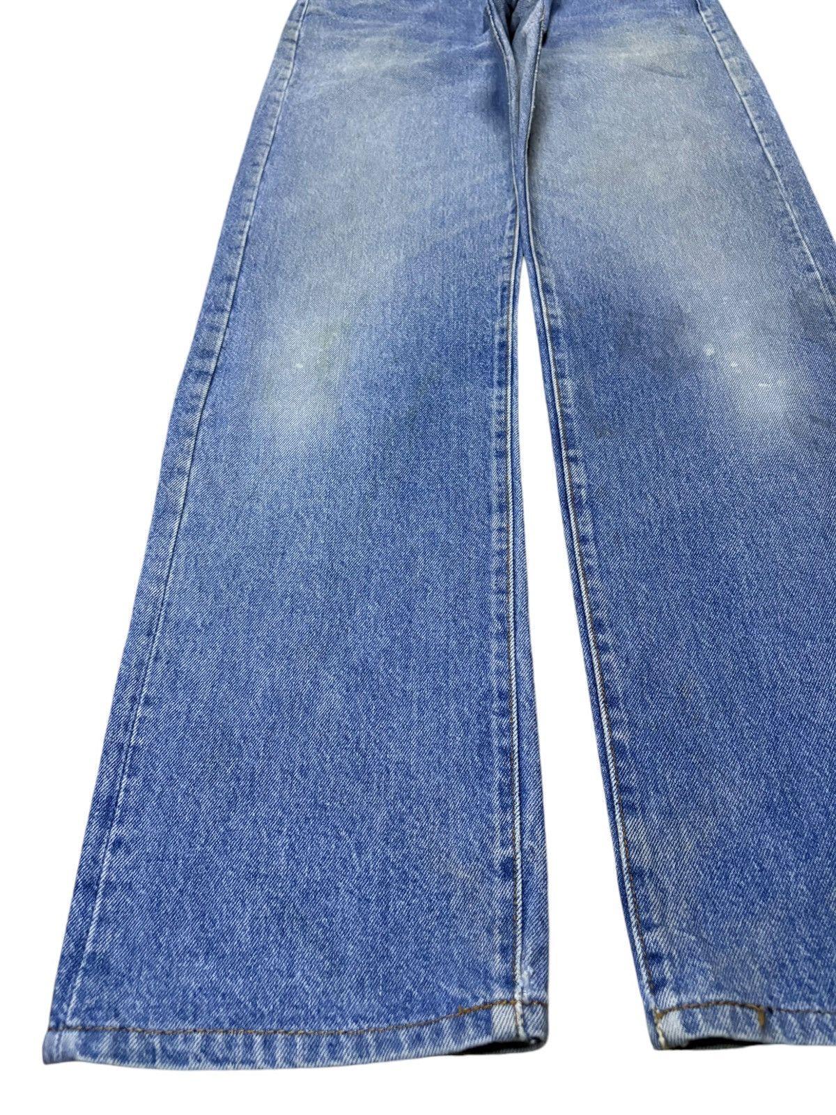 Levi's Vintage 80s Levis 501 Blue Wash Distressed Loose Jeans Size US 28 / EU 44 - 6 Thumbnail