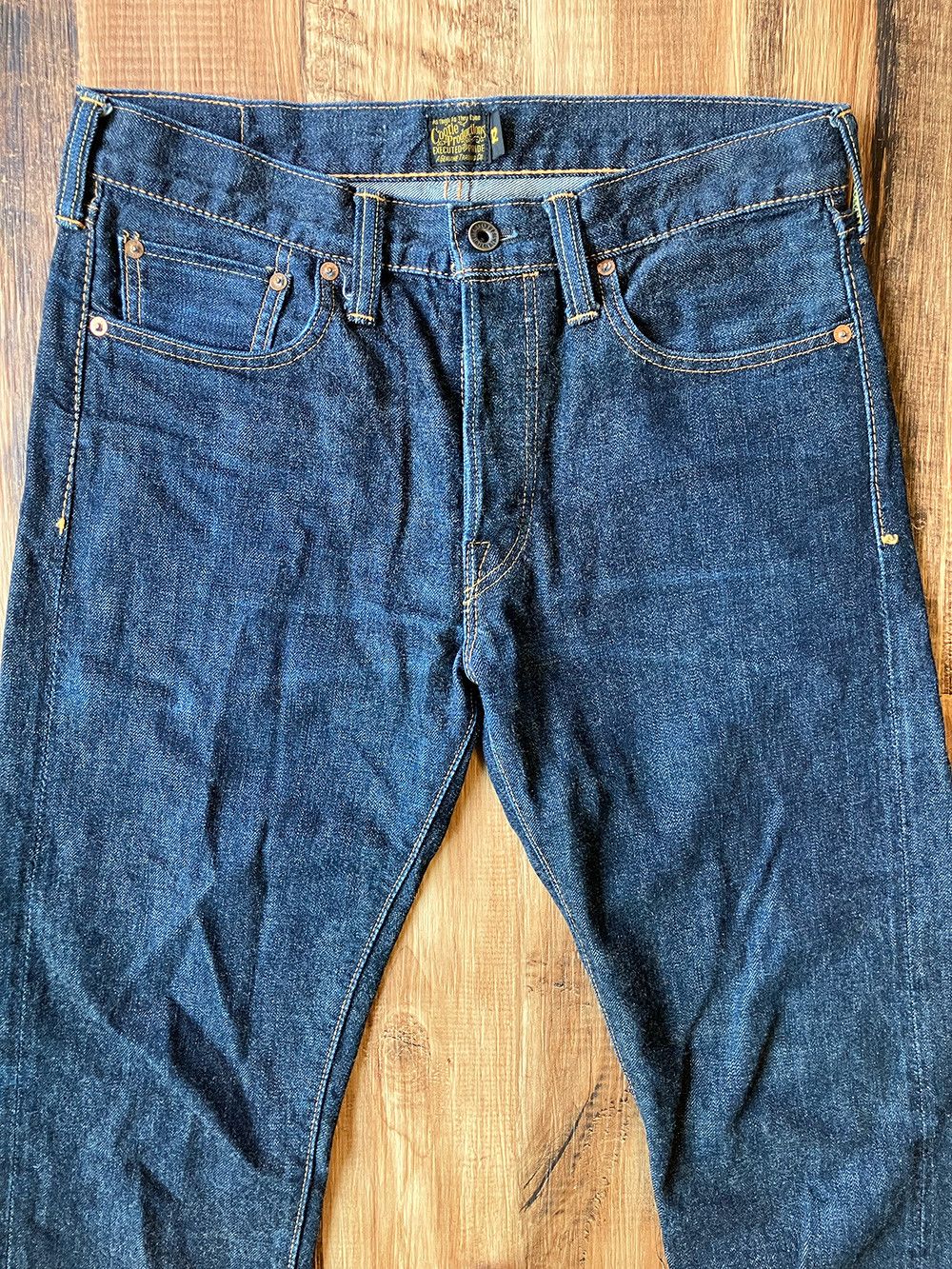 Japanese Brand COOTIE PRODUCTIONS W32 x L 31 Tapered Selvedge Jeans Size US 32 / EU 48 - 5 Thumbnail