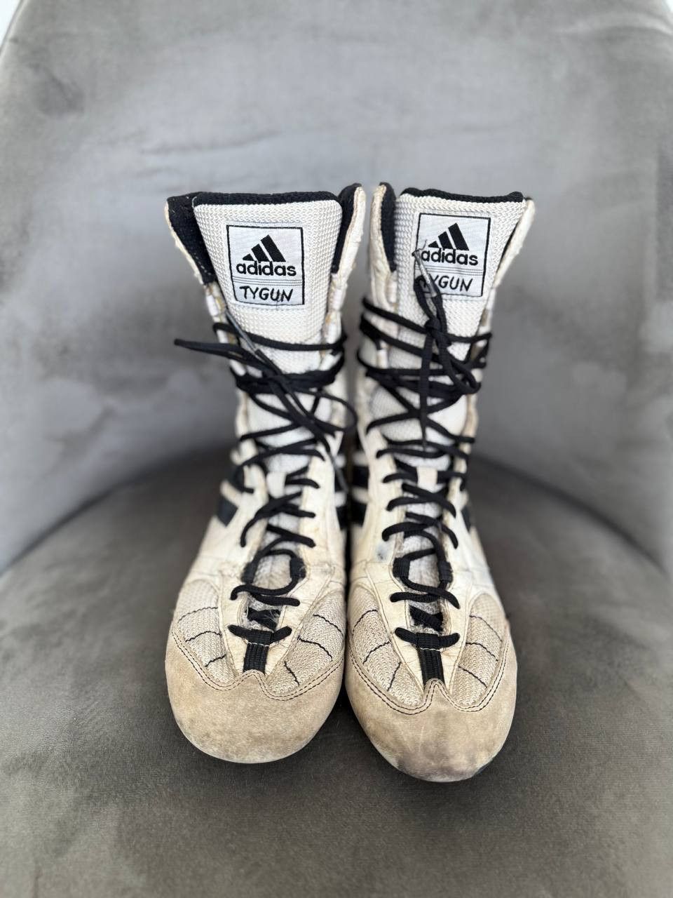 Adidas Adidas Tygun 00s Y2K Leather Wrestling Boxing Boots Size 6 Size US 7.5 / IT 37.5 - 7 Thumbnail