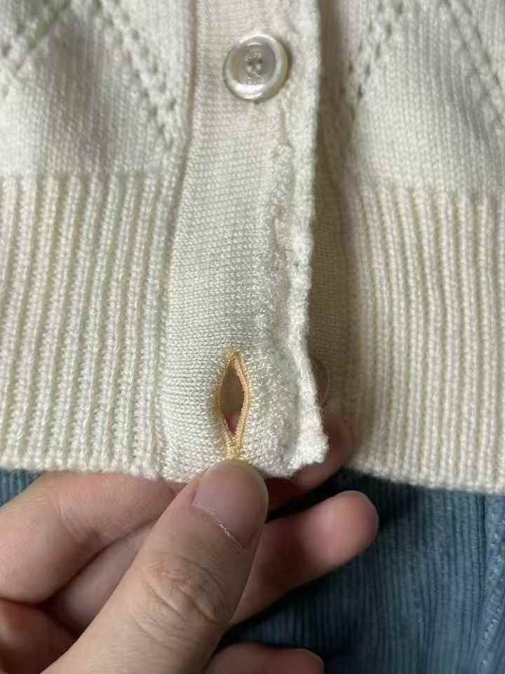 Gucci Gucci Hollow full-printed cardigan sweater 2501-Nextarrow Size US XS / EU 42 / 0 - 5 Thumbnail