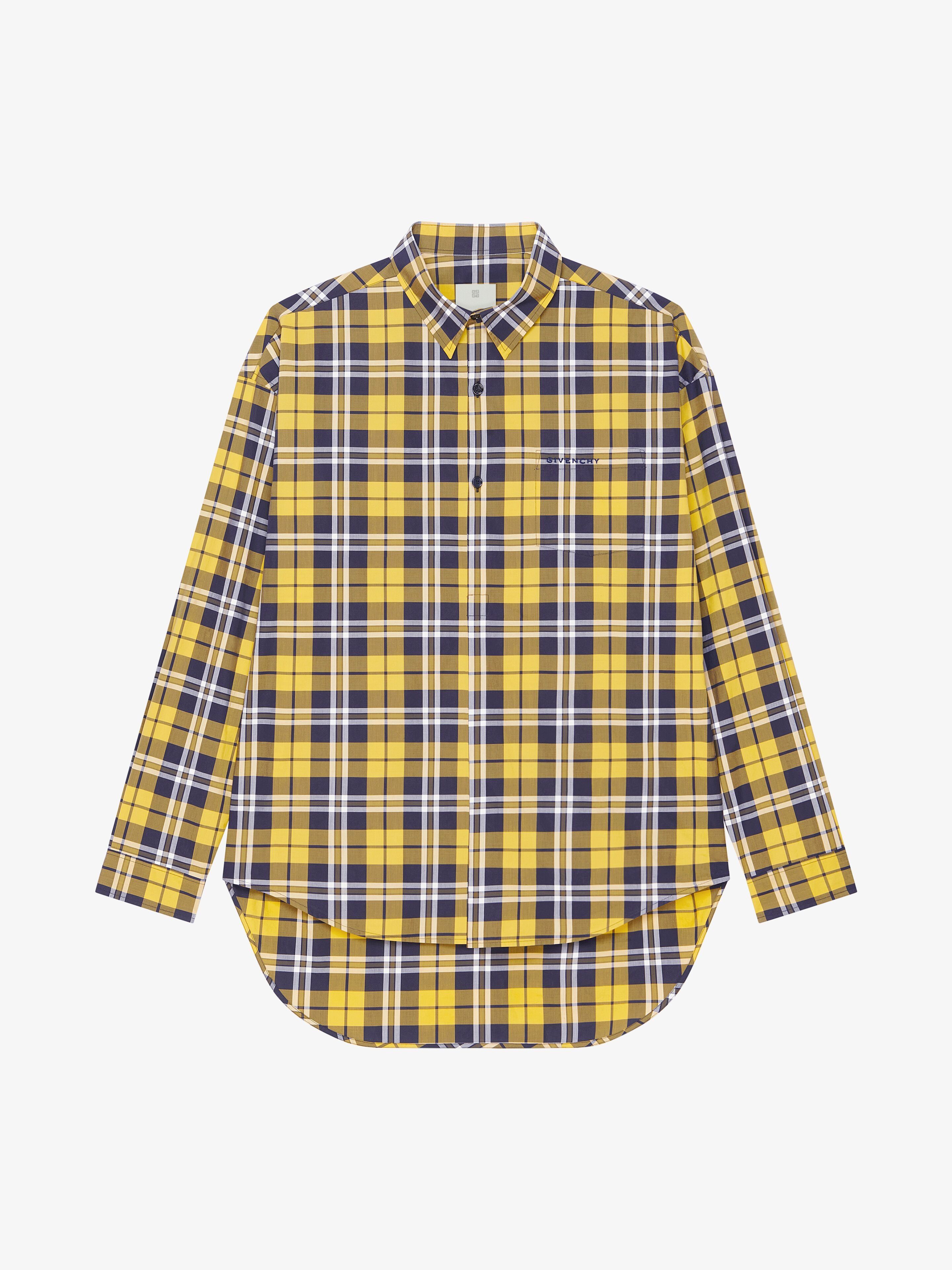 Givenchy o1w1db10325 Smock Long Sleeve Shirt in Dark Yellow Size US L / EU 52-54 / 3 - 1 Thumbnail