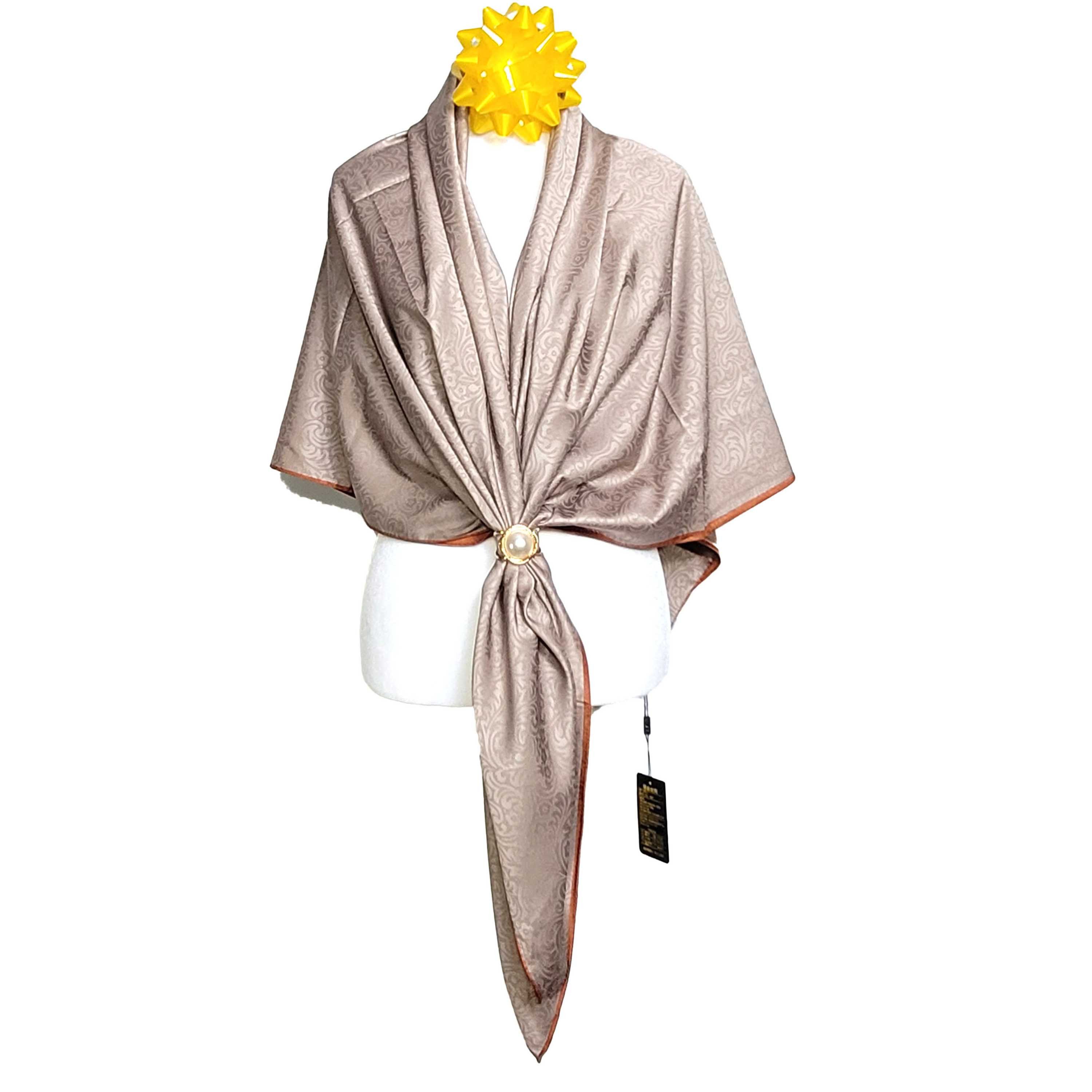 Other NWT Double Sided Silk Scarf 52"x52" Large Square Wrap 3229 Size ONE SIZE - 6 Thumbnail