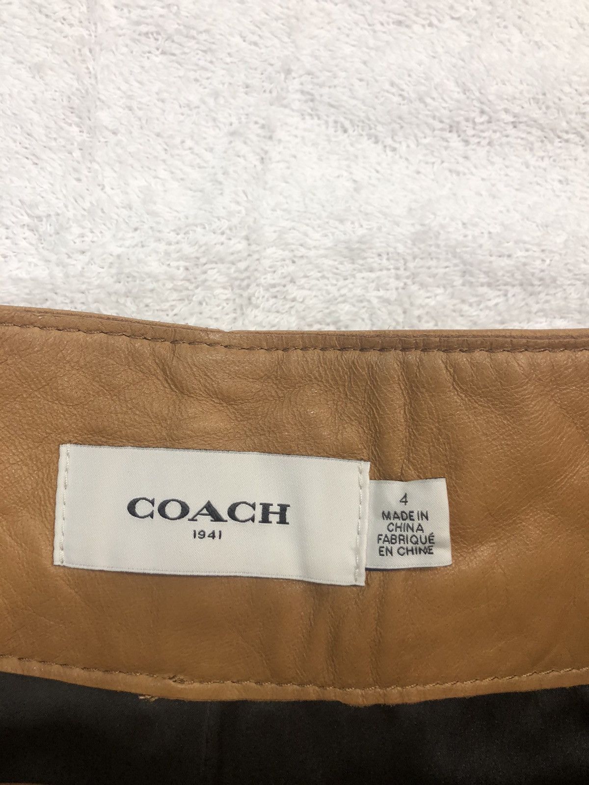 Coach Coach Leather Belted Short Pants Size US 28 / EU 44 - 14 Thumbnail