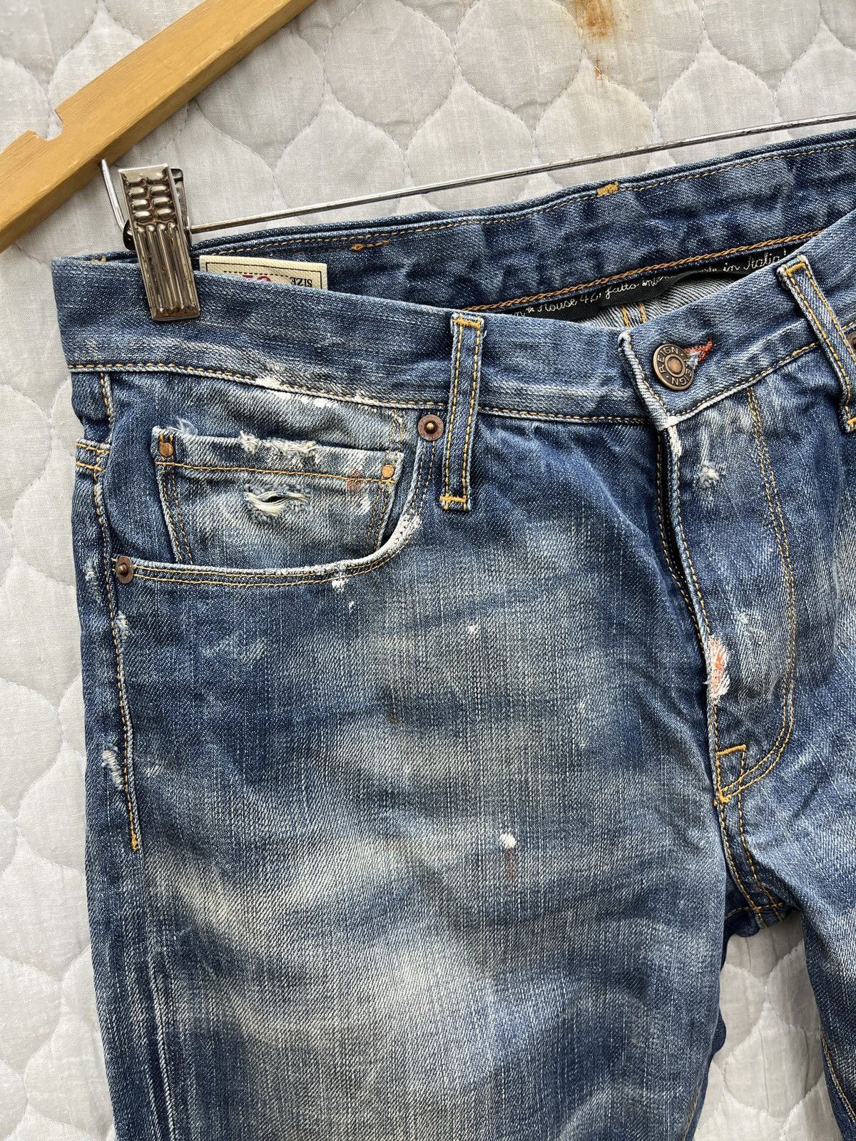Other 🔥🔥🔥STEALS REIGN ITALIA DISTRESSED DENIM Size US 31 - 6 Thumbnail