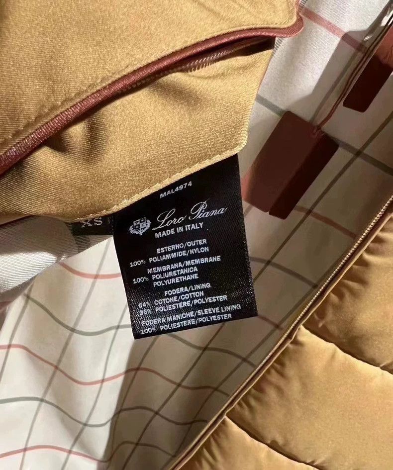 Loro Piana LORO PIANA Men's waterproof hooded cotton jacket Size US XS / EU 42 / 0 - 4 Thumbnail