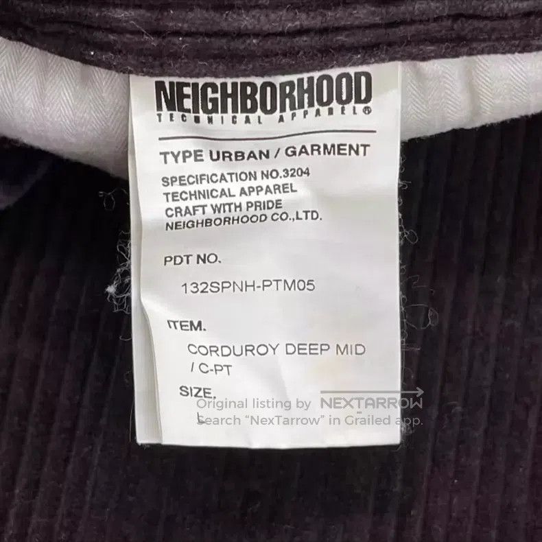 Neighborhood Neighborhood size L Corduroy Retro Casual Pants Size US 27 - 8 Thumbnail
