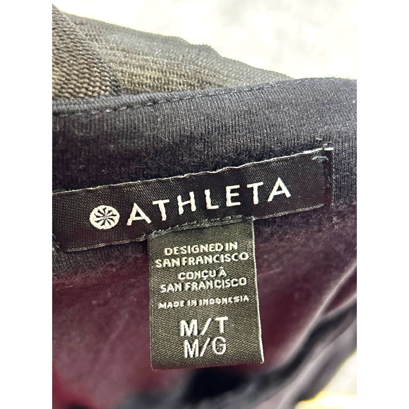 Athleta Athleta Dress Womens Medium Black Blouson Size M / US 6-8 / IT 42-44 - 3 Thumbnail