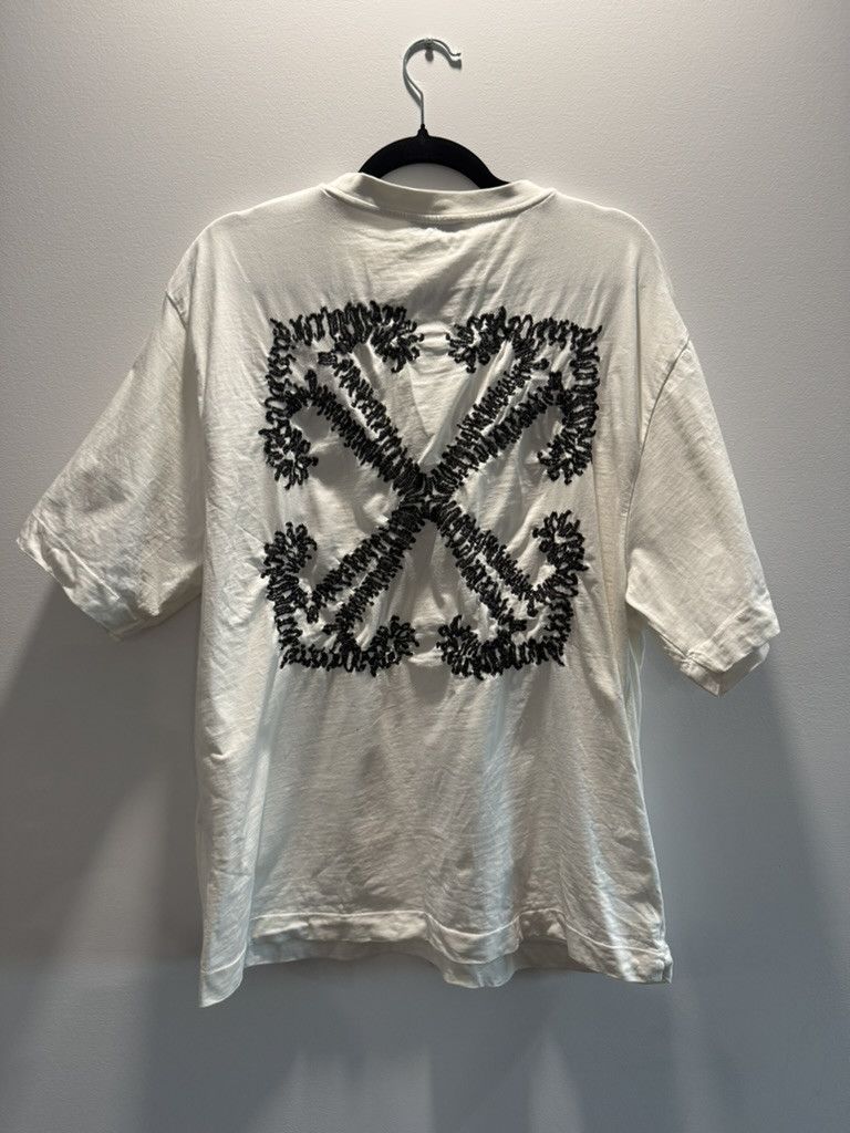 Off-White Off-White Embroider Diagonal Arrow T-Shirt Size US XL / EU 56 / 4 - 1 Thumbnail