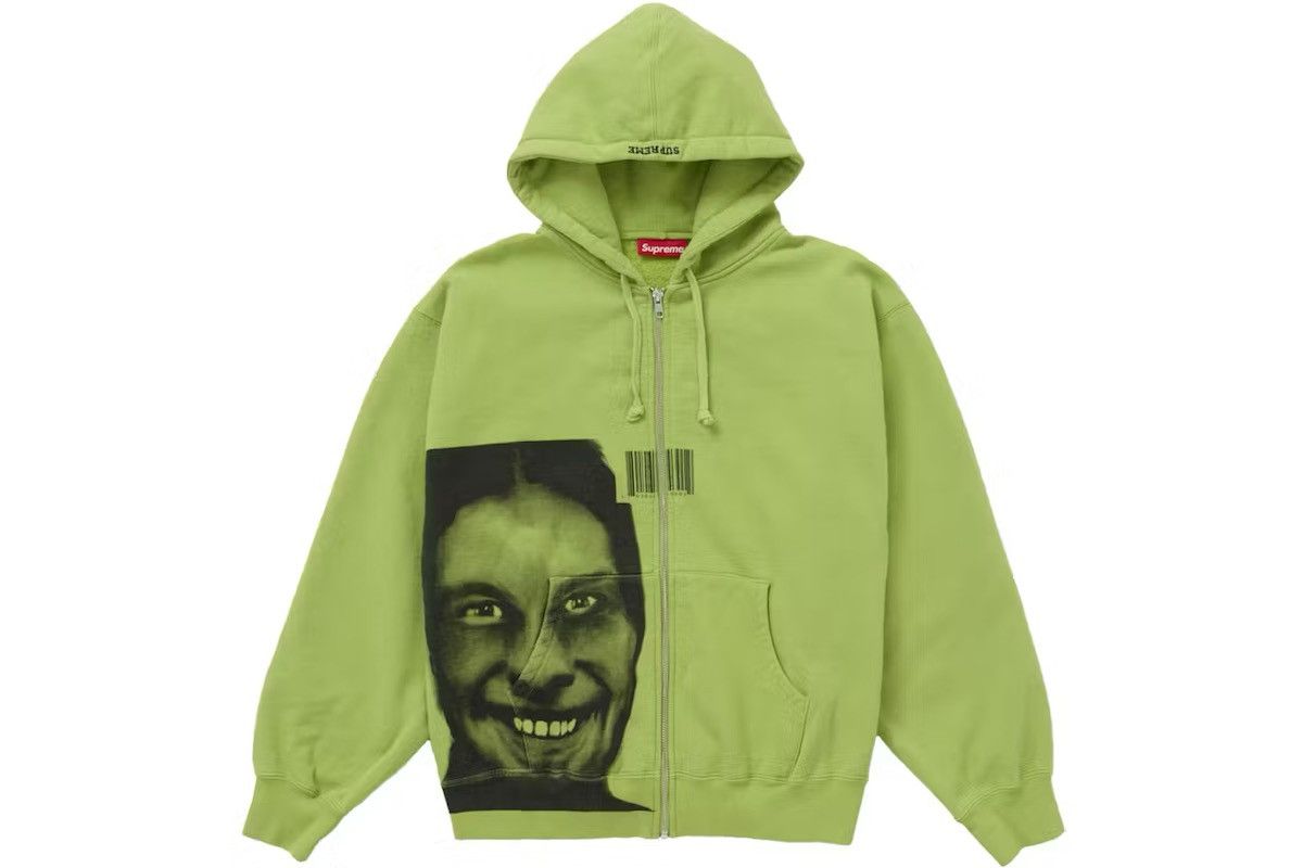 Supreme X Aphex Twin Lime Green Hoodie