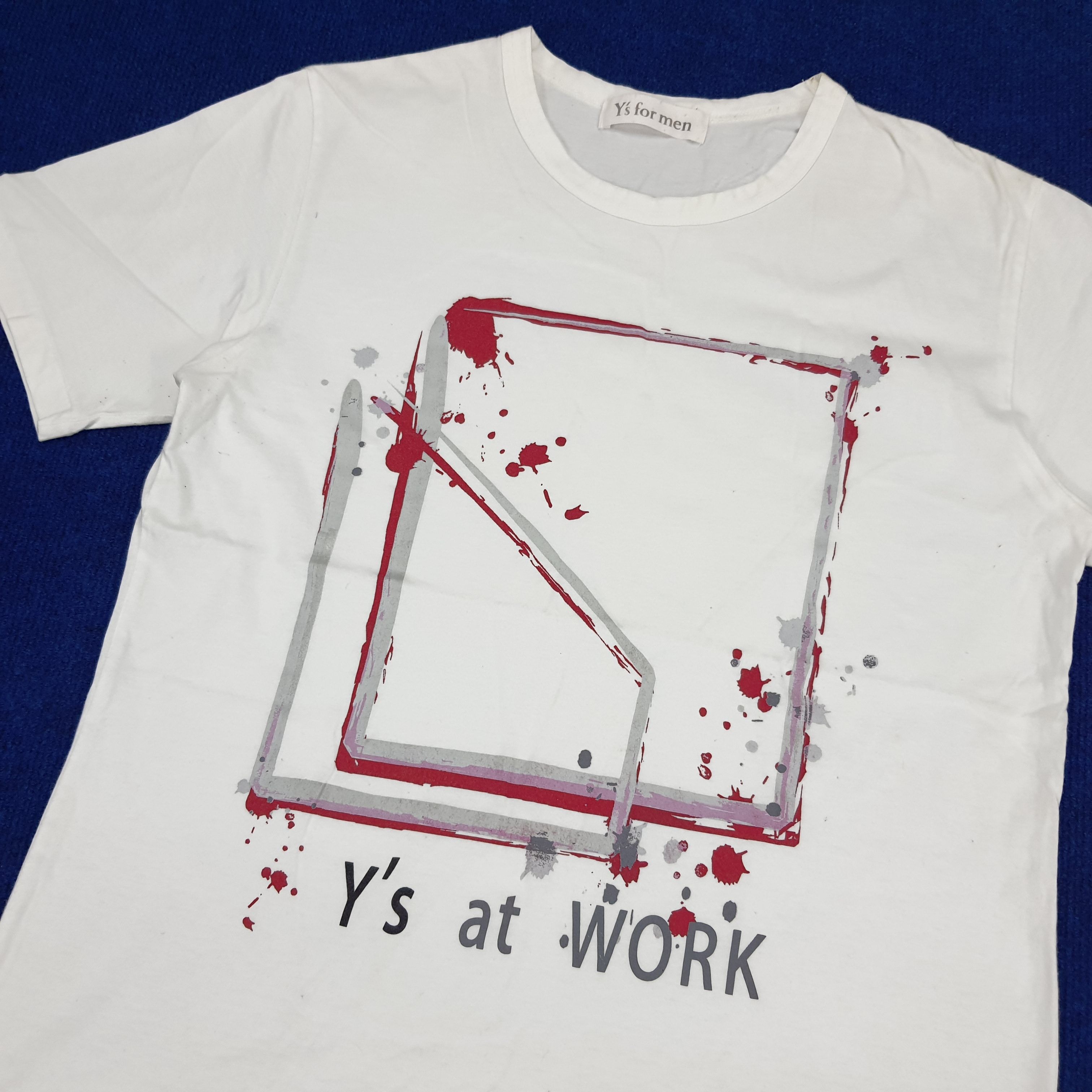 Vintage × Y's for Men × Yohji Yamamoto Vintage Y's For Men by Yohji Yamamoto T-shirt Size US M / EU 48-50 / 2 - 2 Thumbnail