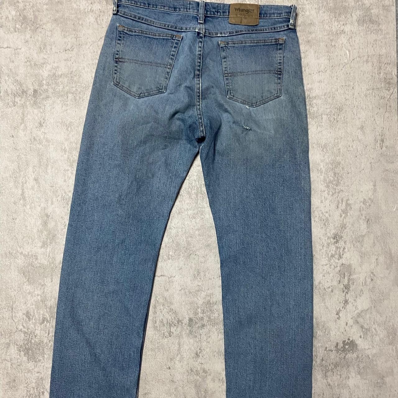 Wrangler Wrangler blue denim jeans jeans Size US 33 - 1 Thumbnail