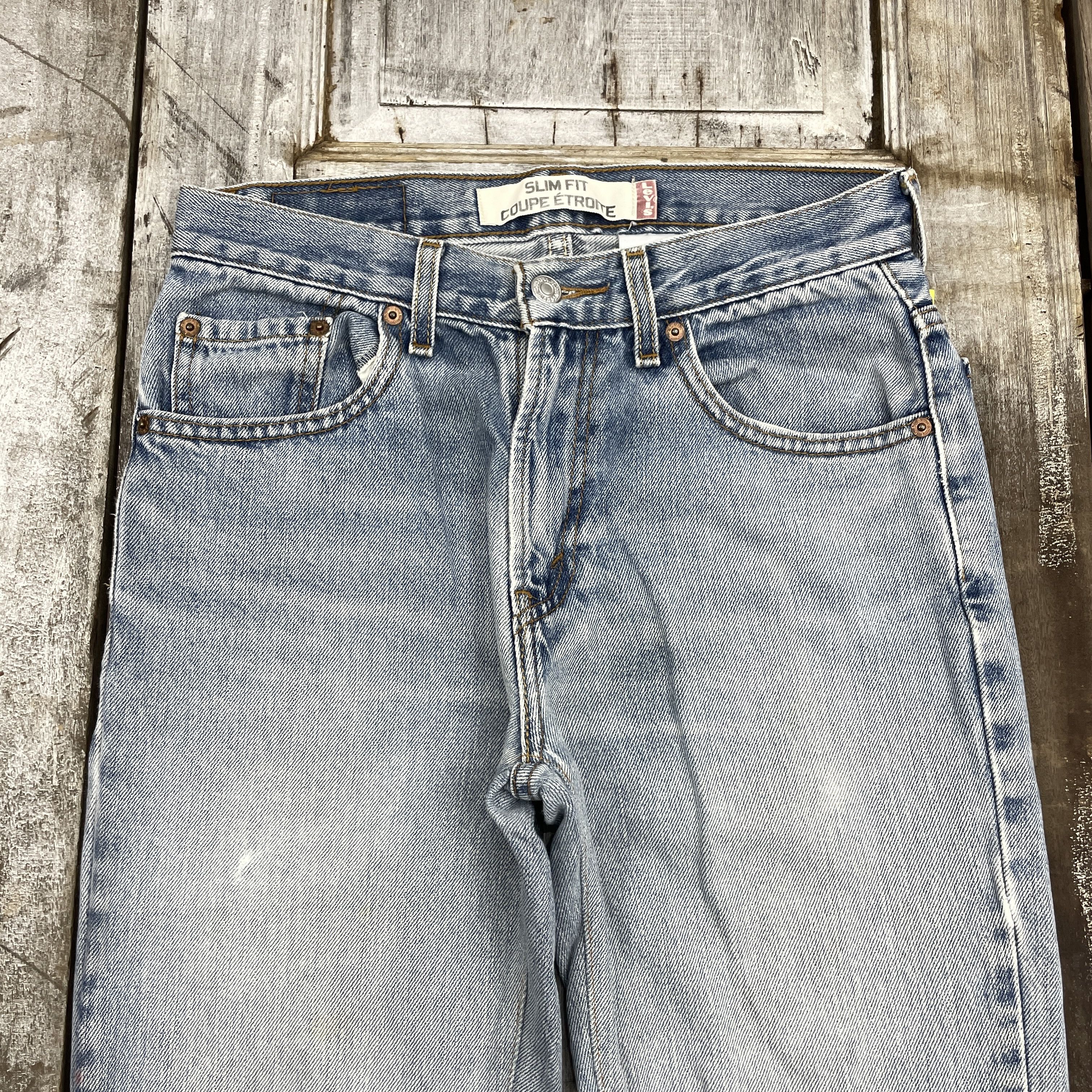 Levi's × Vintage Vintage Levi's Distressed Slim Fit Jeans - WC316 Size US 29 - 4 Thumbnail