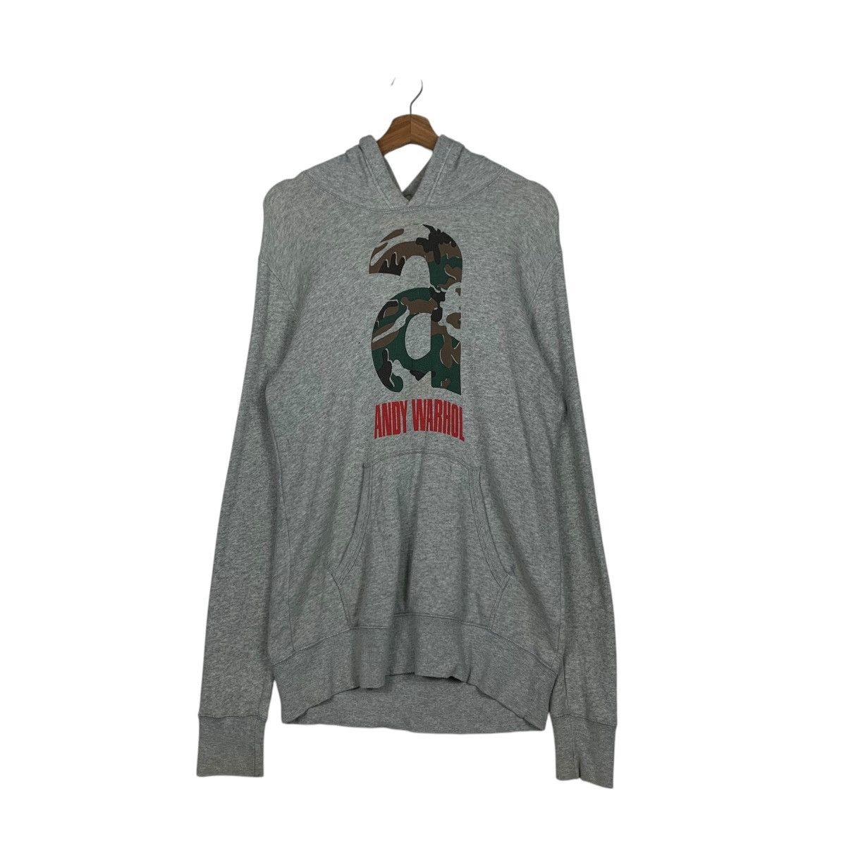 ANDY WARHOL Big Logo Pullover Hoodies Sweatshirts #1991-C86