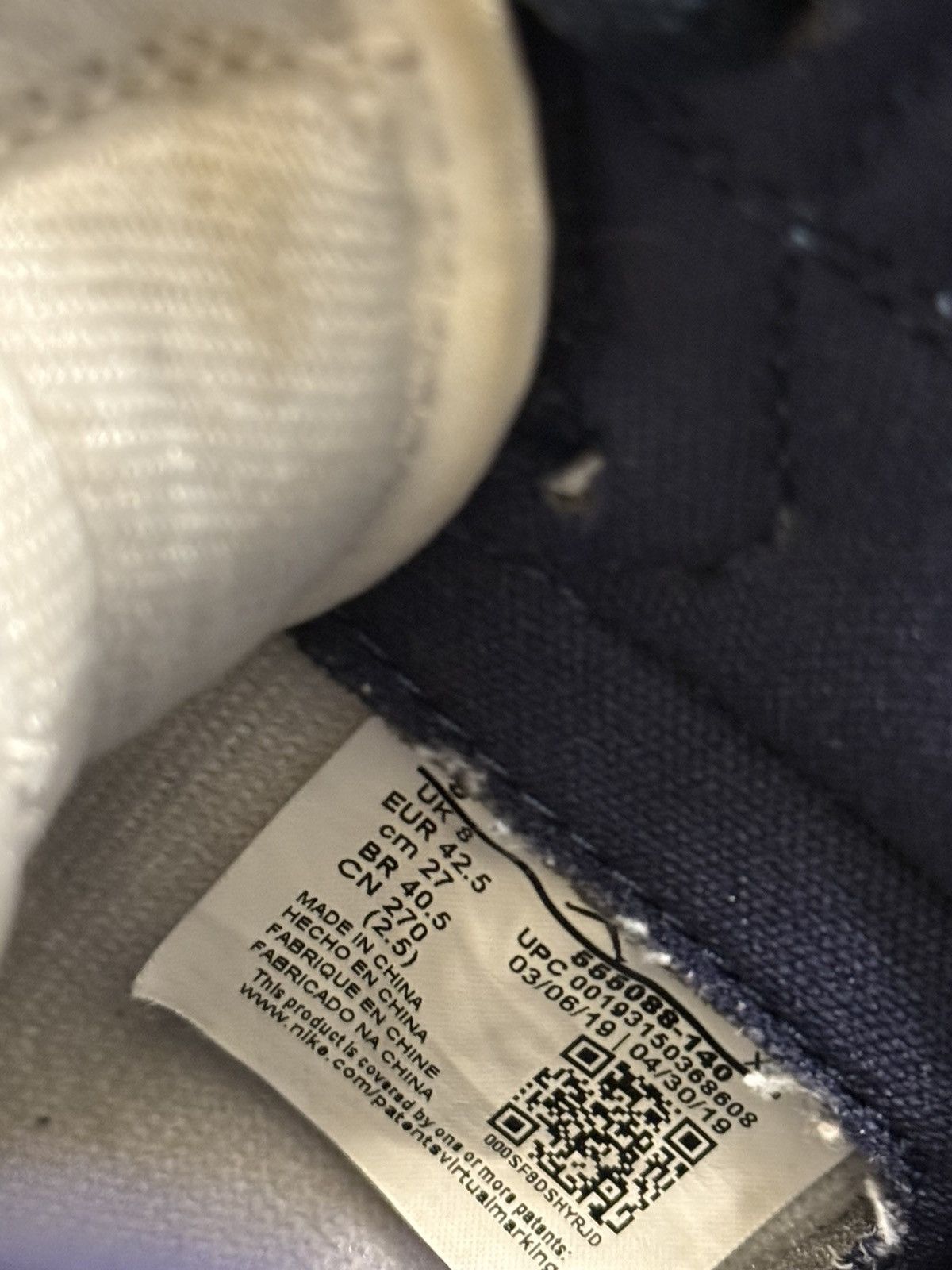 Jordan Brand Air Jordan 1 Obsidian Size US 9 / EU 42 - 3 Thumbnail