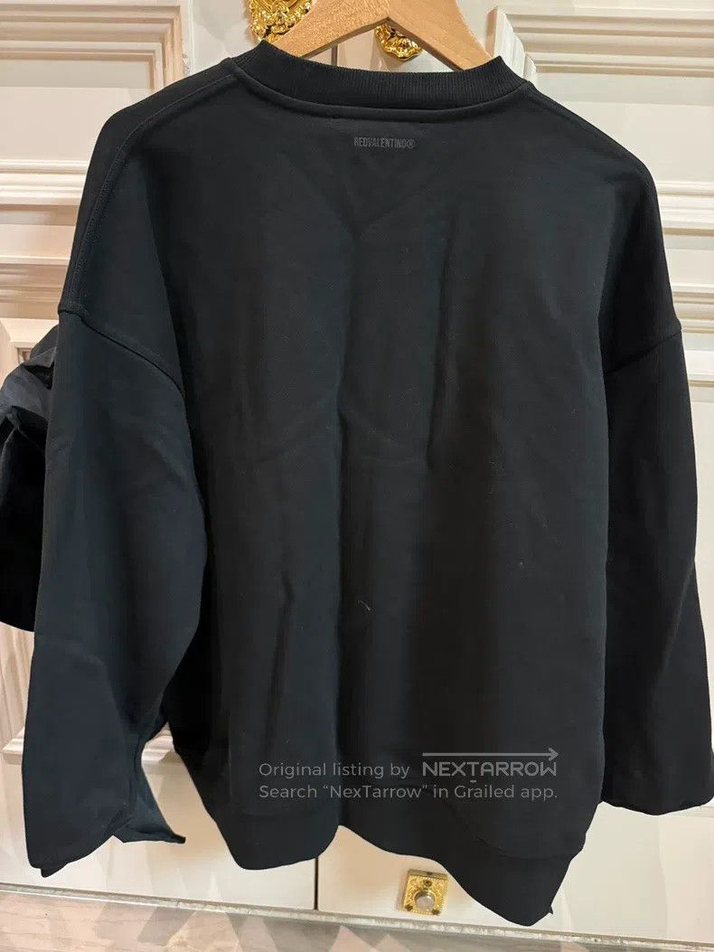 Valentino Valentino Black fungus edge sweatshirt Size XS / US 0-2 / IT 36-38 - 4 Thumbnail