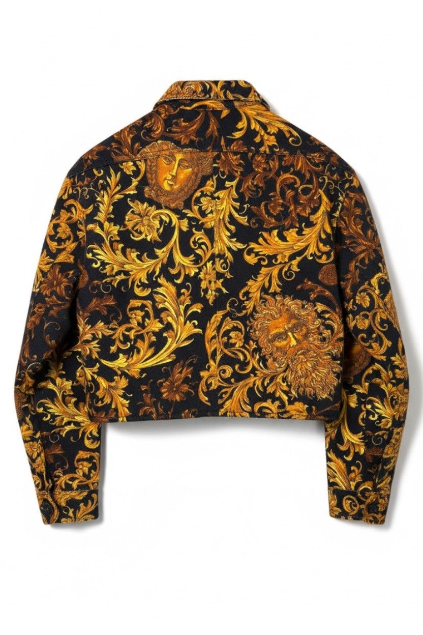 Versace Versace Jeans Couture Baroque Cropped Jacket Size S / US 4 / IT 40 - 2 Thumbnail