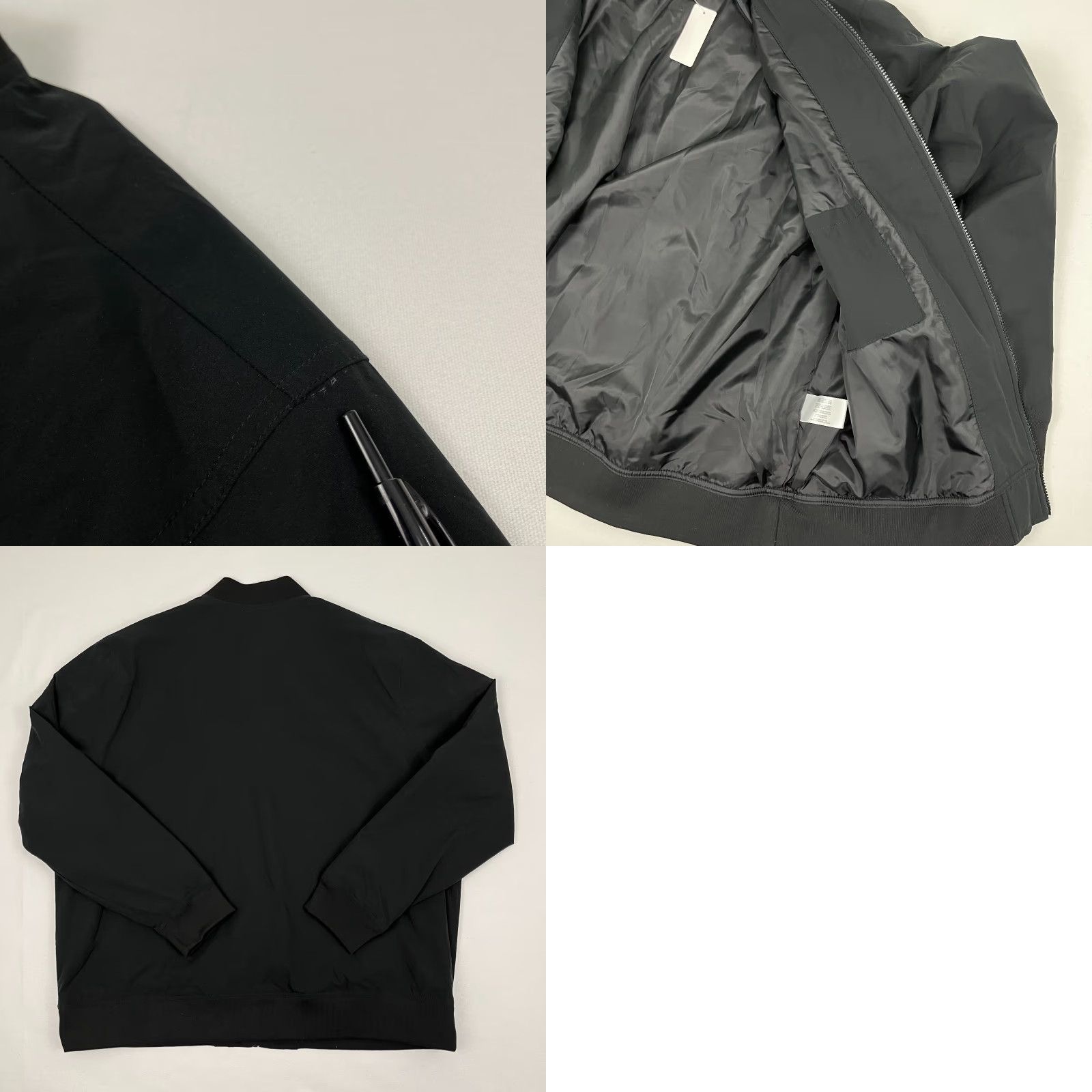 Banana Republic Banana Republic Bomber Jacket Mens 2XL Black Water Resistant Full Zip Lined NEW Size US XXL / EU 58 / 5 - 8 Thumbnail