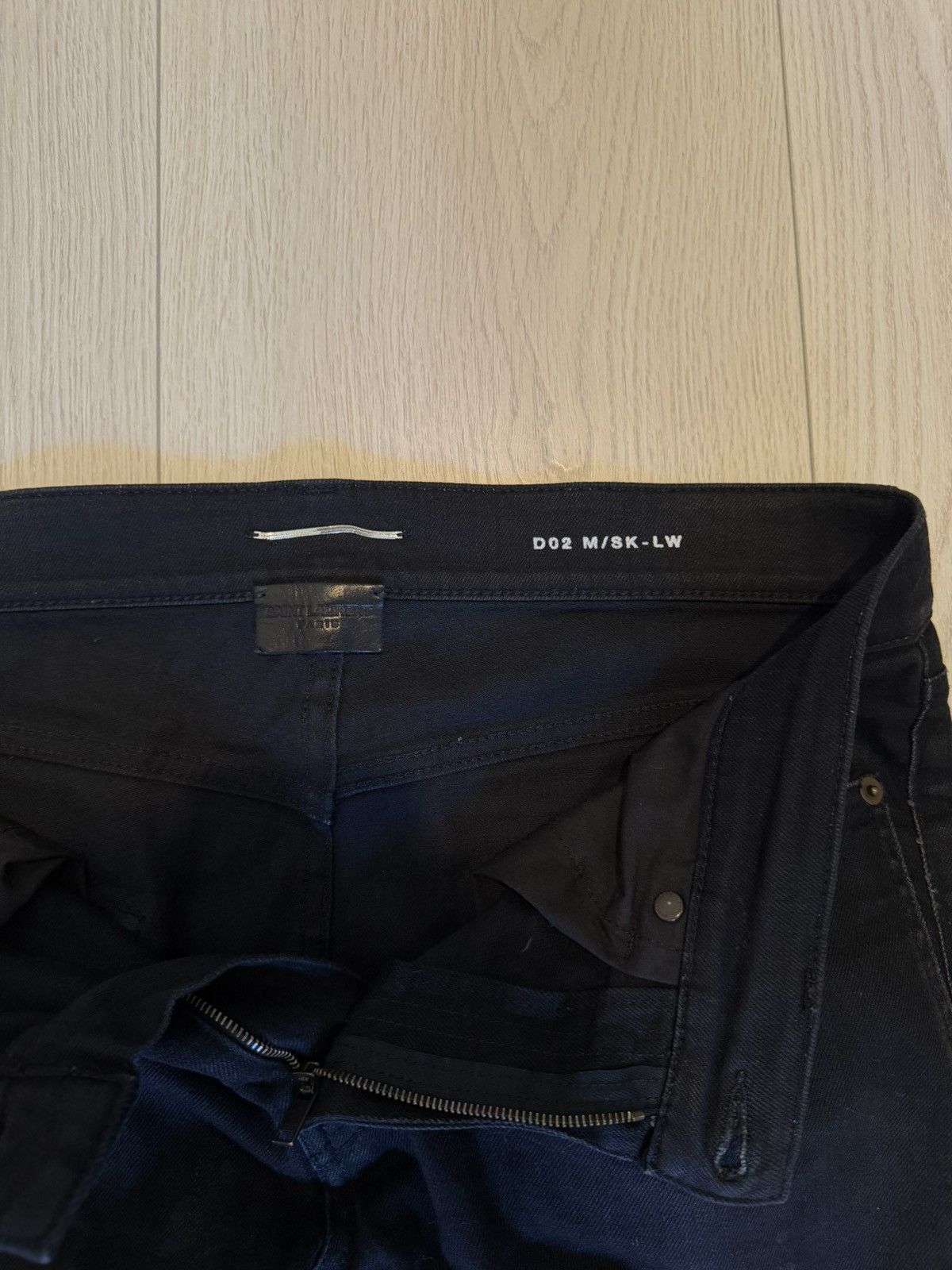 Saint Laurent Paris Saint Laurent Black D02 Skinny Jeans Size US 31 - 8 Thumbnail