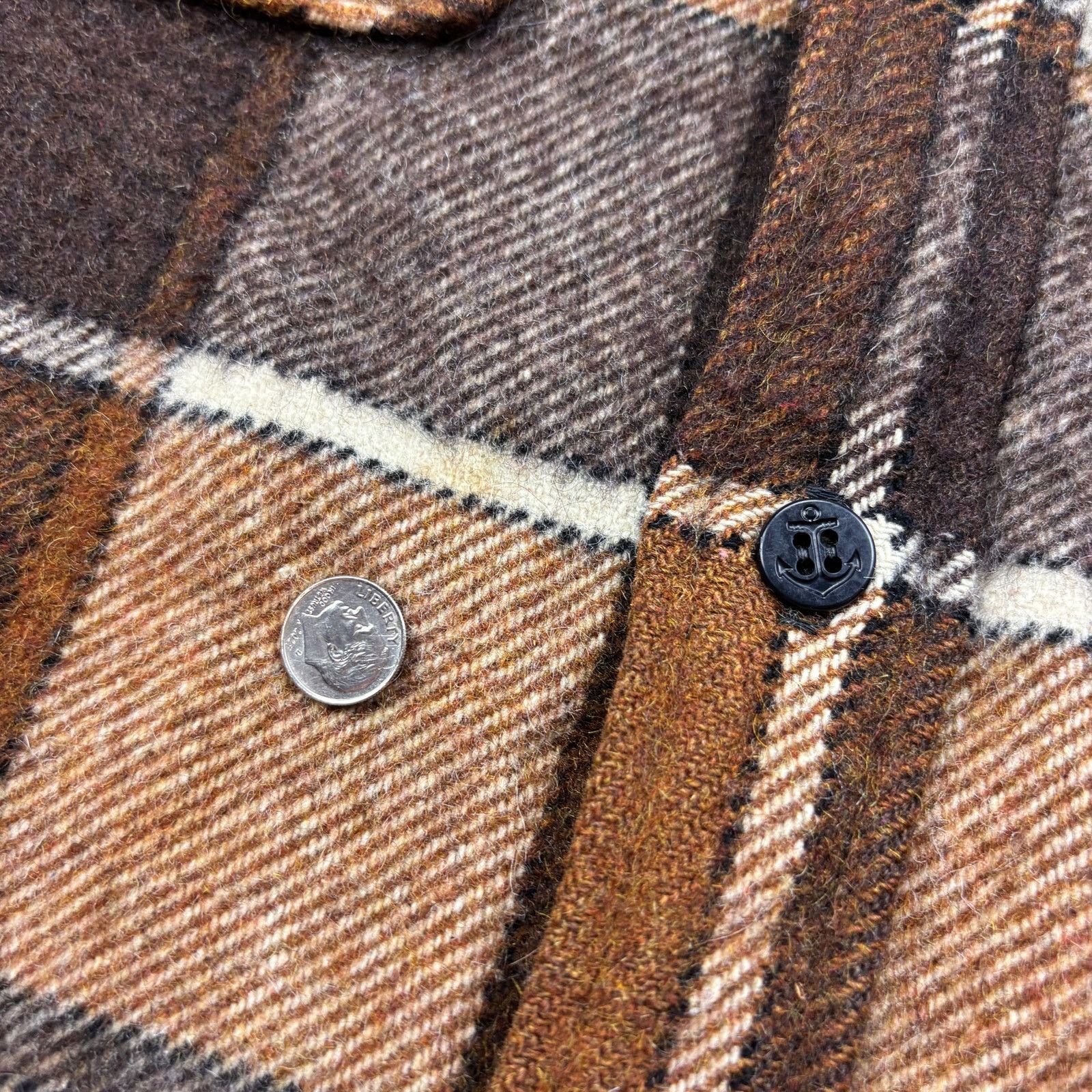Vintage Vintage 60s Penneys Towncraft Wool Shacket Flannel Medium Size US M / EU 48-50 / 2 - 8 Thumbnail