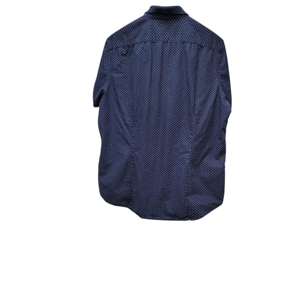 Michael Kors Michael Kors Slim-Fit Navy Polka-dot Button-Up Cotton Shirt Size US L / EU 52-54 / 3 - 4 Thumbnail