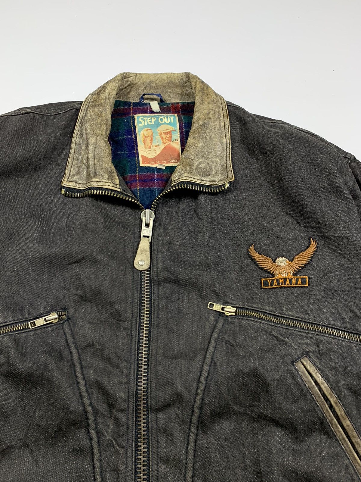 Yamaha Vintage Step Out Blanket Bomber Canpas Jacket Size US L / EU 52-54 / 3 - 4 Thumbnail