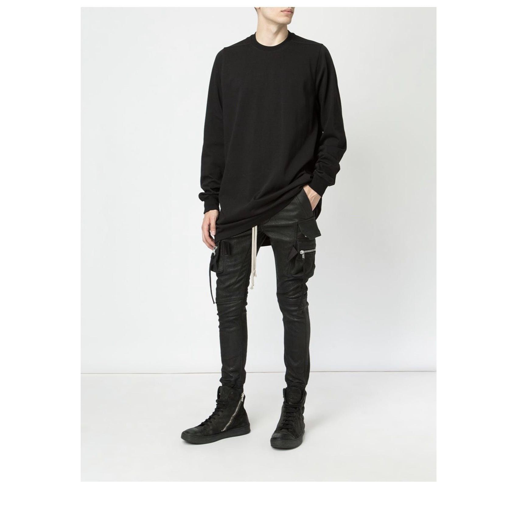 Rick Owens Rick Owens Lambskin Cargo Joggers Size US 33 - 2 Thumbnail