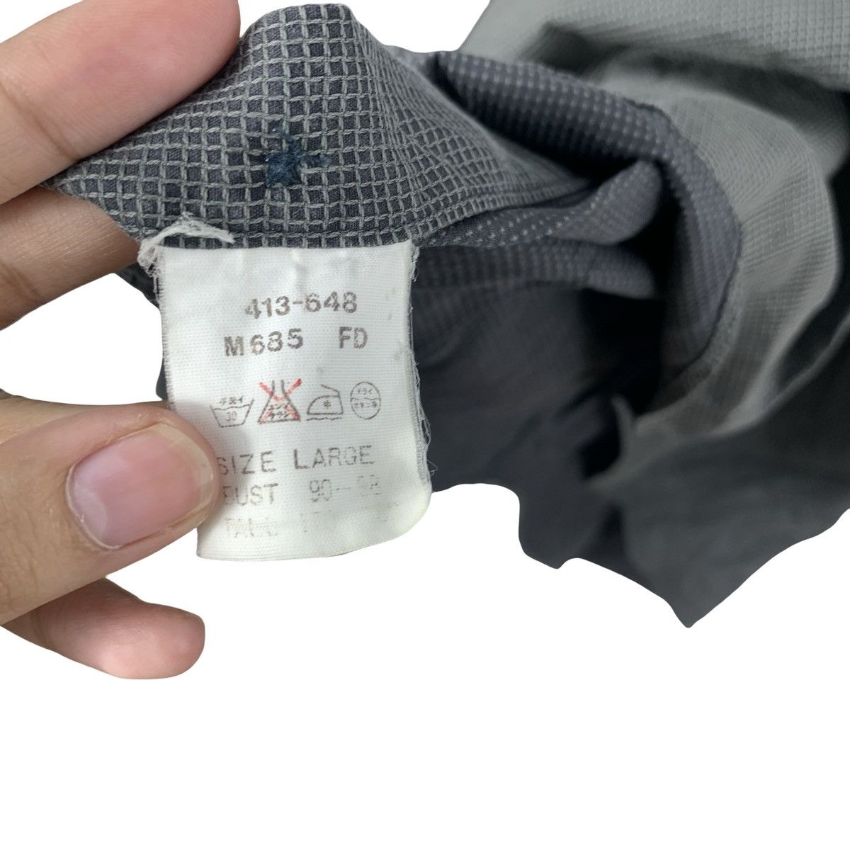 Paul Smith Vintage Paul Smith Charcoal Micro-Check Button-Up Minimalist Size US L / EU 52-54 / 3 - 9 Thumbnail