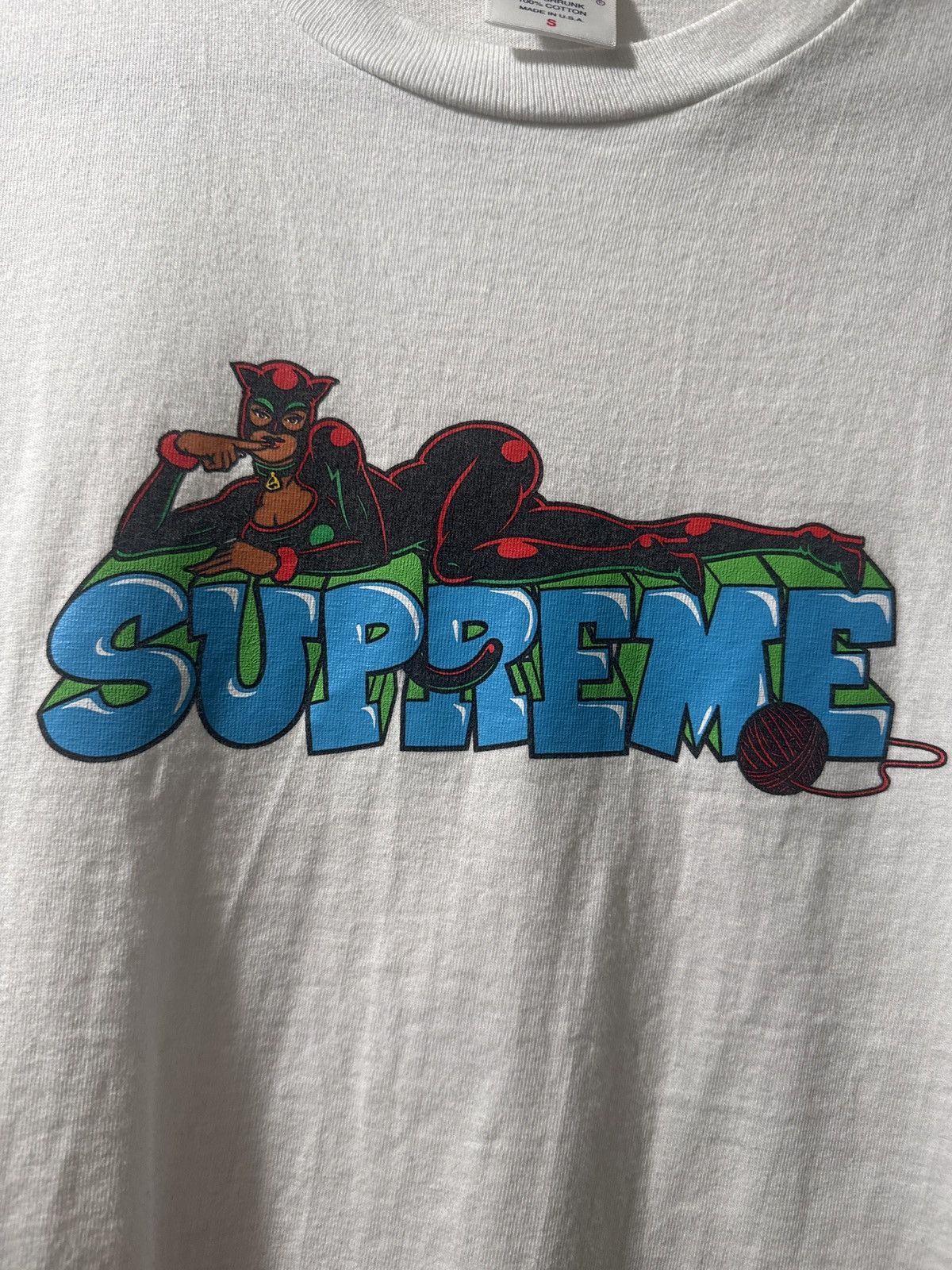 Supreme Supreme Catwoman Tee White Size US S / EU 44-46 / 1 - 3 Thumbnail