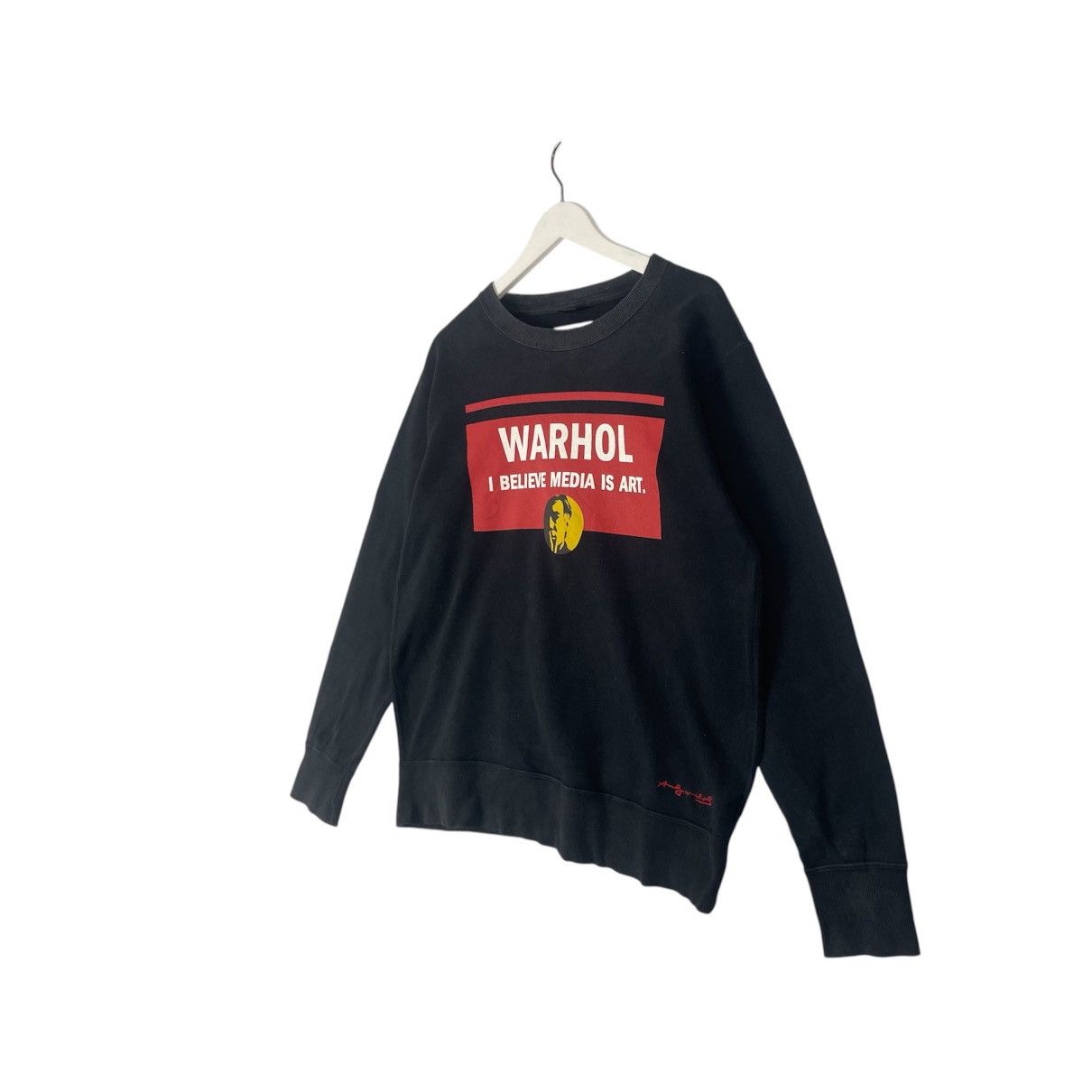 Designer × Vintage vintage Hoodie/sweater Andy Warhol sweatshirt crew neck big Size US M / EU 48-50 / 2 - 2 Thumbnail