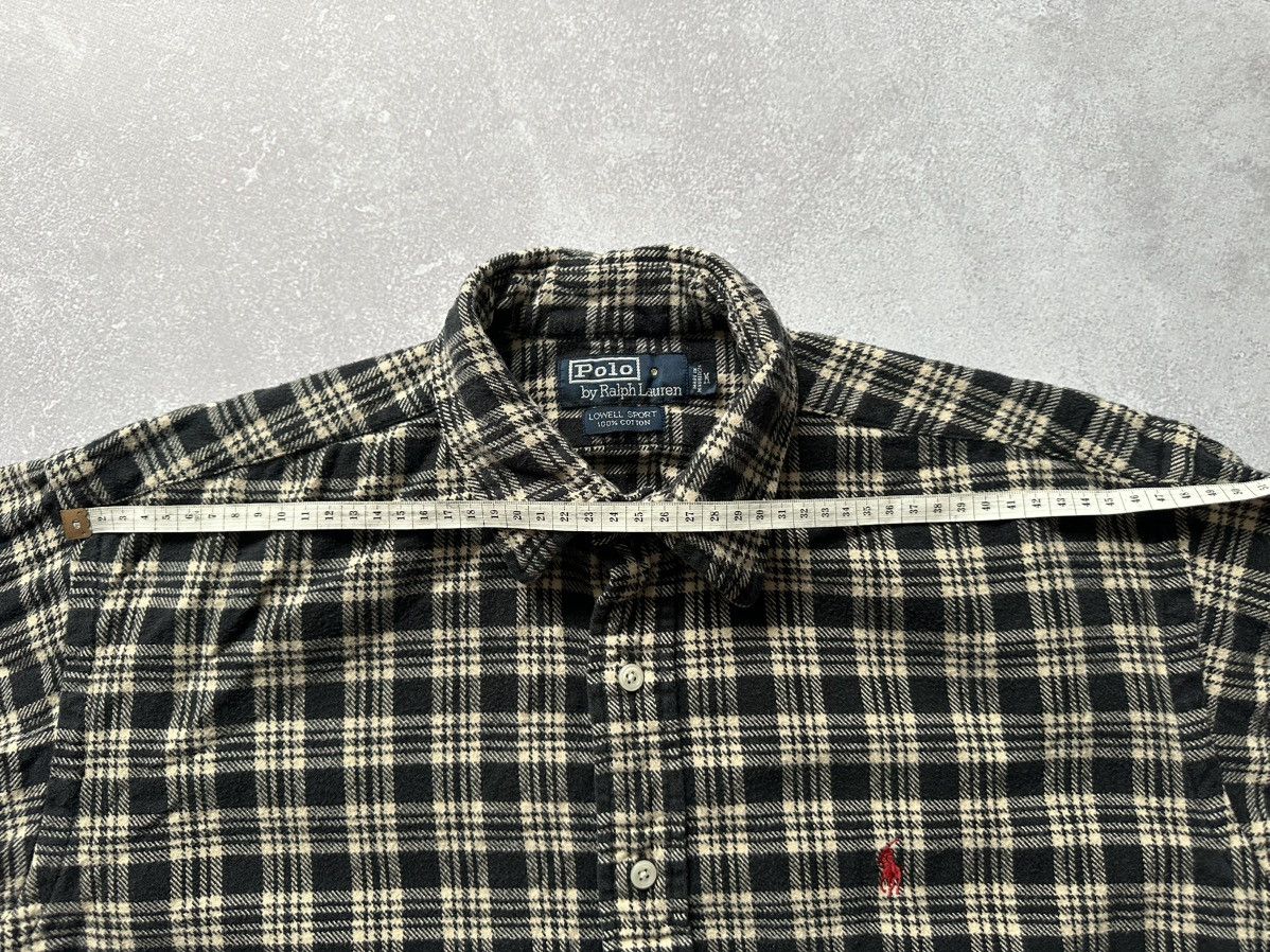 Polo Ralph Lauren × Vintage Polo Ralph Lauren Lowell Sport Button Up Plaid Flannel M Size US M / EU 48-50 / 2 - 8 Thumbnail
