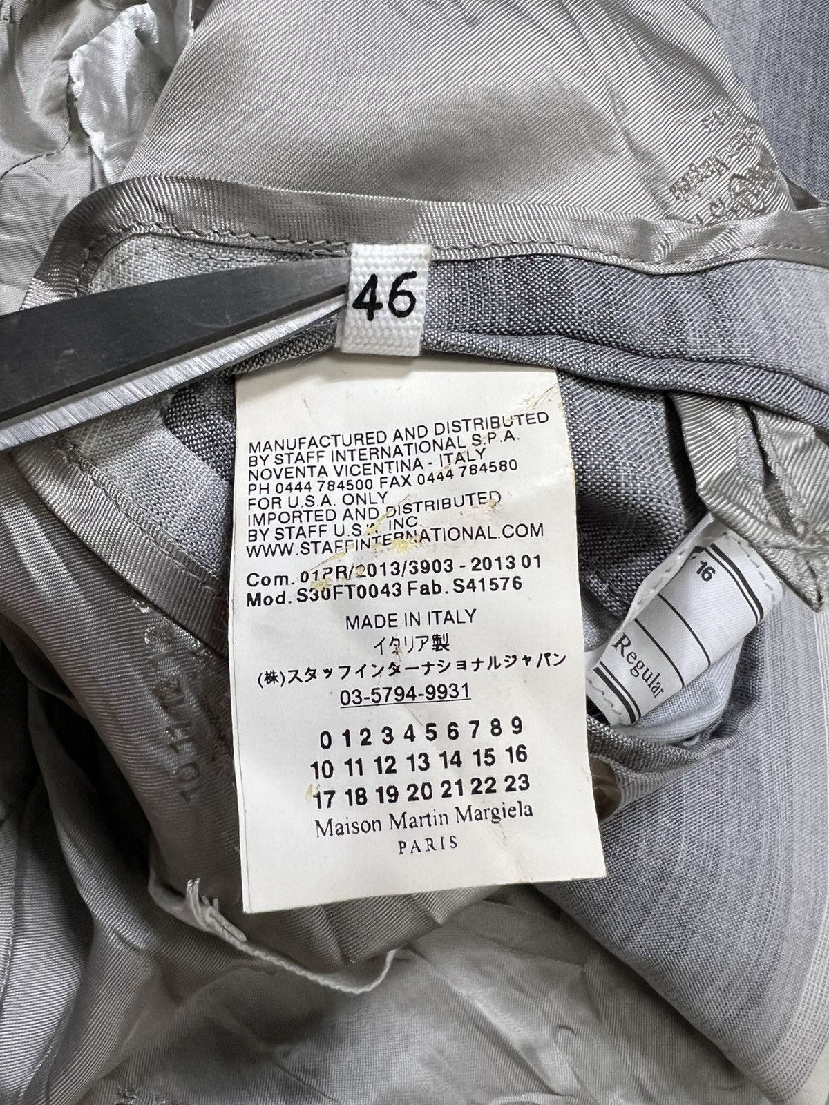 Maison Margiela Maison Margiela - S/S 13’ - Vertical Striped Blazer Size 46S - 16 Thumbnail