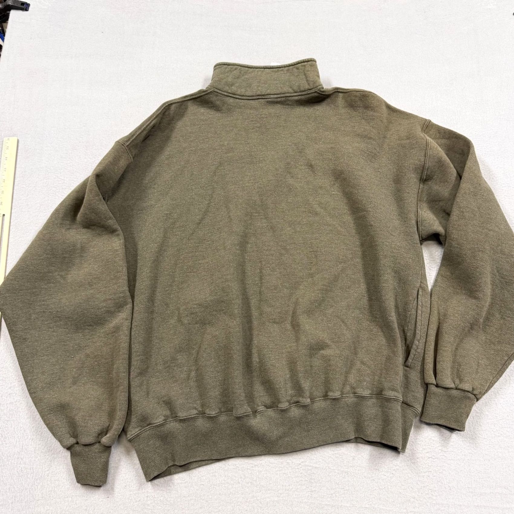 Russell Athletic Russell Athletic Sweatshirt Mens XL Green Fleece Full Zip Mock Neck Blank Size US XL / EU 56 / 4 - 4 Thumbnail