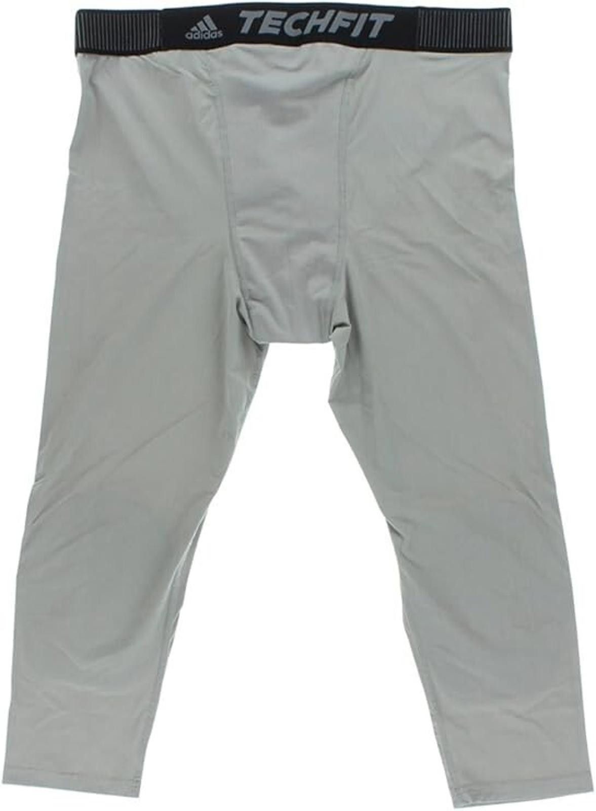 Adidas 3/4 Training Compression Tights Adidas Men's Size Large Gray Size US 34 / EU 50 - 2 Thumbnail