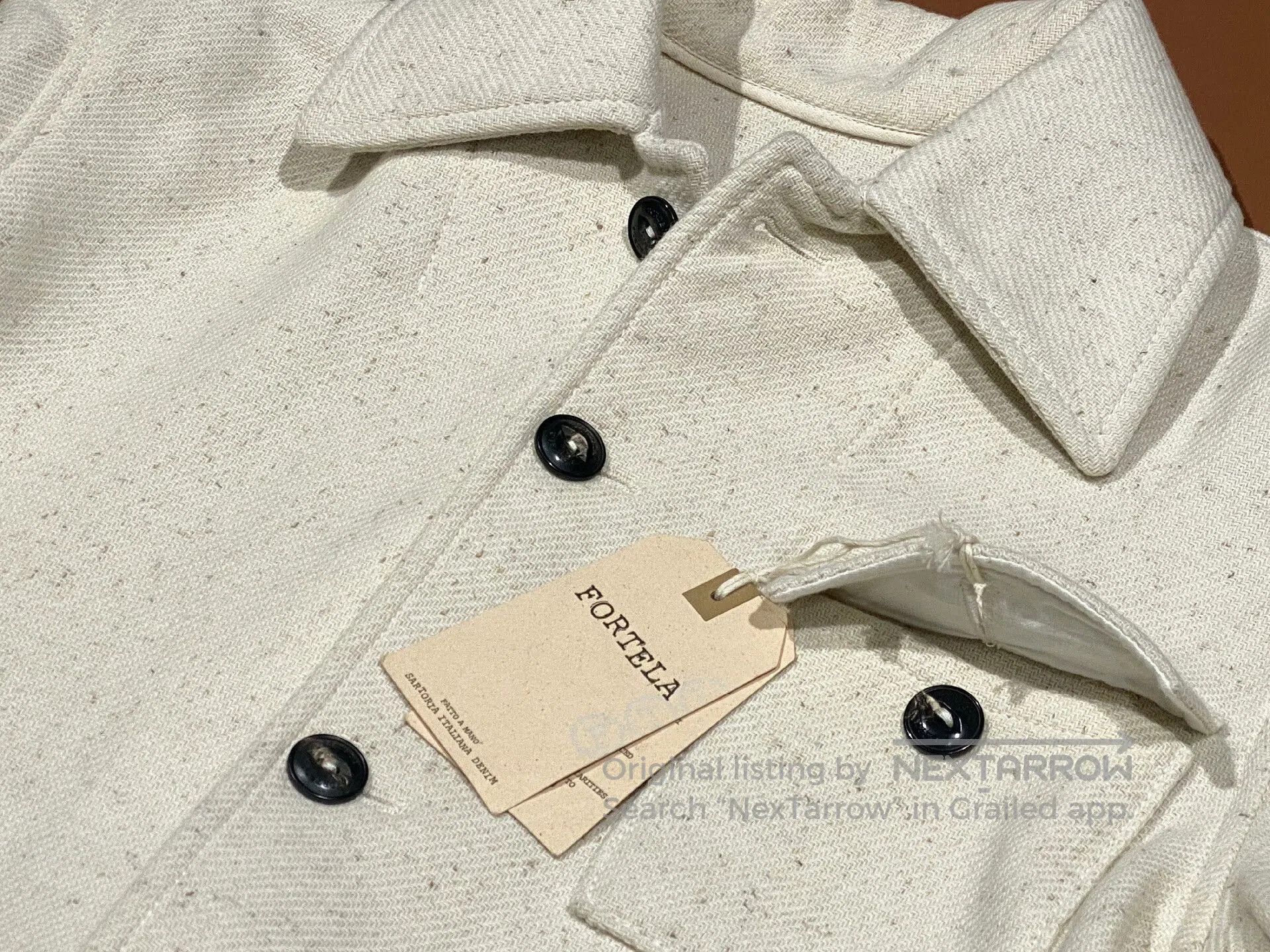 Fortela FORTELA White Speckled Jacket. Size US M / EU 48-50 / 2 - 3 Thumbnail