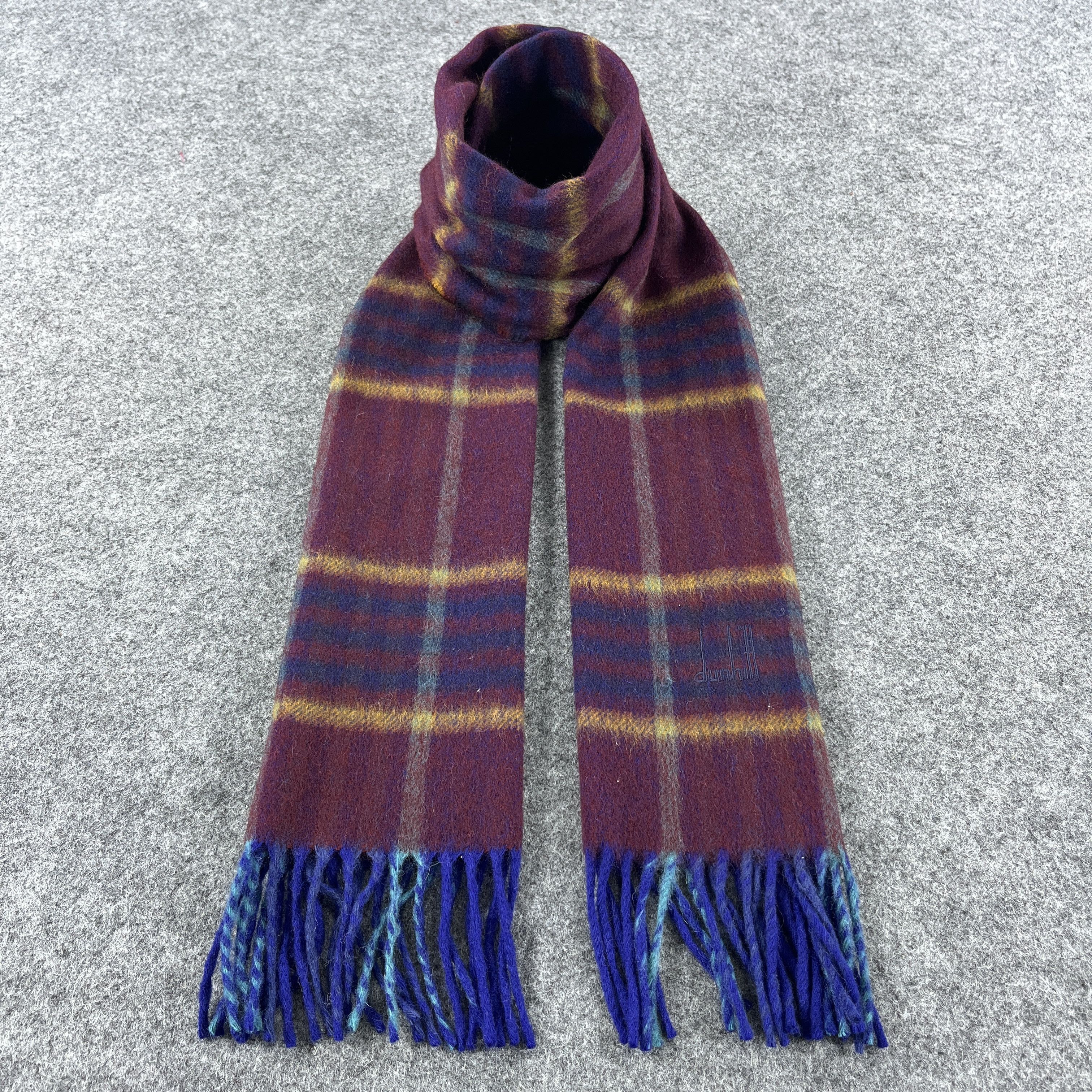 Alfred Dunhill Vintage Dunhill Scarf / Muffler / Neckwear T1235 Size ONE SIZE - 1 Thumbnail