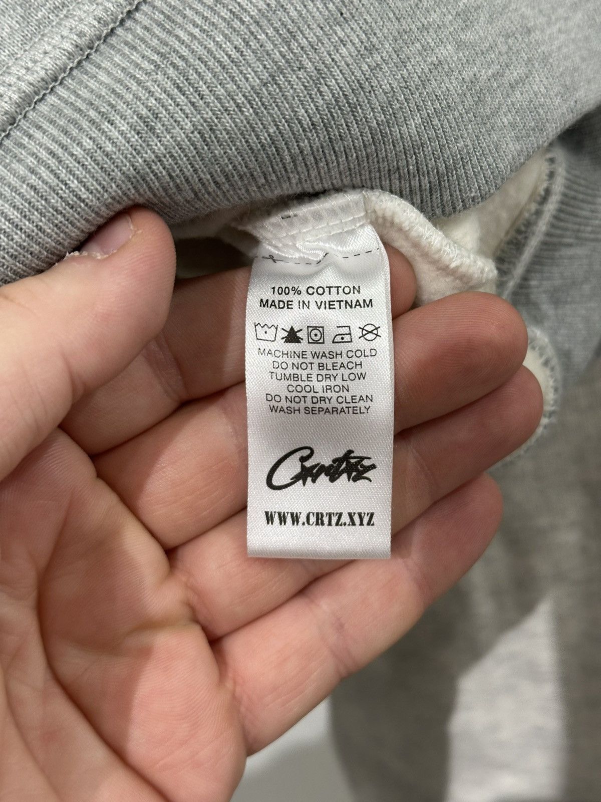 Corteiz Corteiz HMP Contrast Panel Hoodie – Heather Grey Size L Size US L / EU 52-54 / 3 - 5 Thumbnail