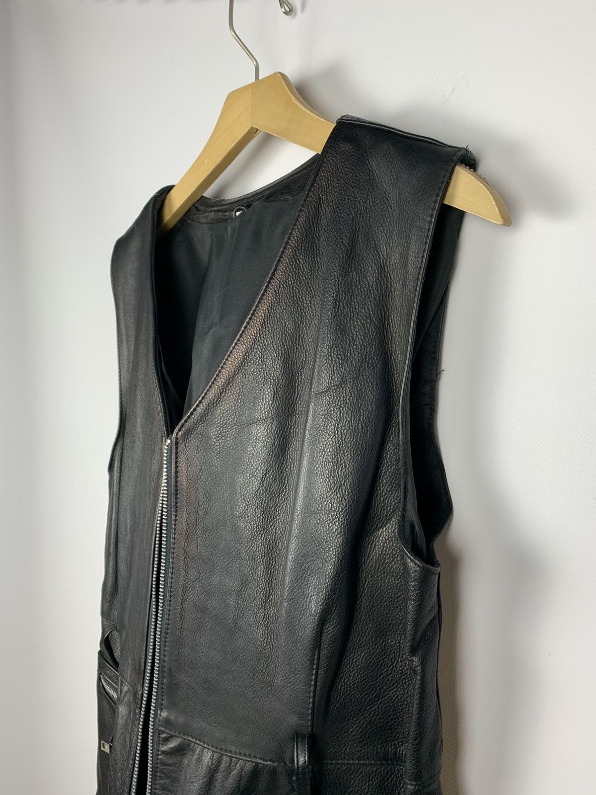 Cowboy Equipment Vintage Leather Cowboy Multi Zip Jacket Avant Garde Size 14 Size XL / US 12-14 / IT 48-50 - 14 Thumbnail