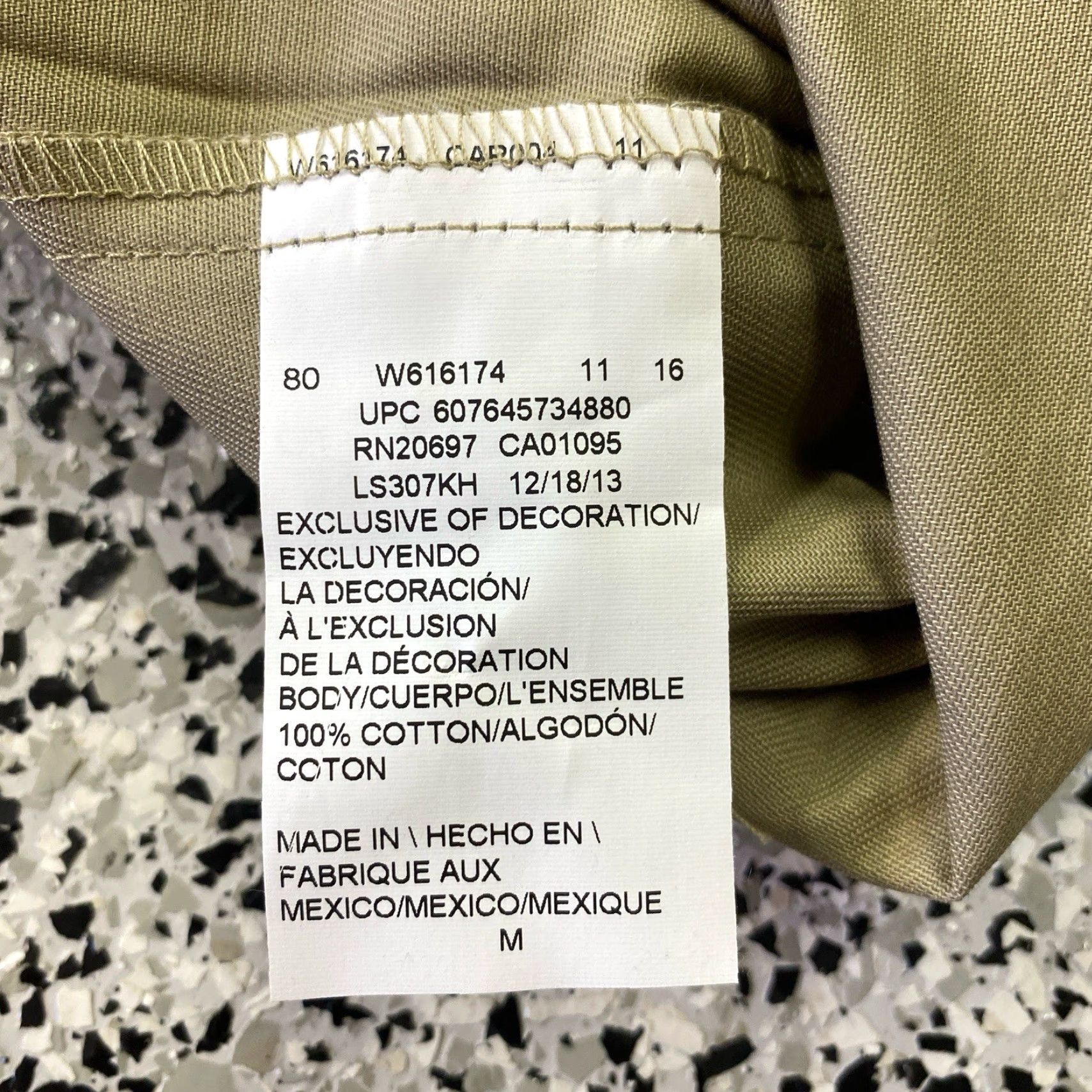 Dickies Dickies Shirt Mens M Beige Khaki Tan Short Sleeve Work Button Up Pockets Size US M / EU 48-50 / 2 - 5 Thumbnail
