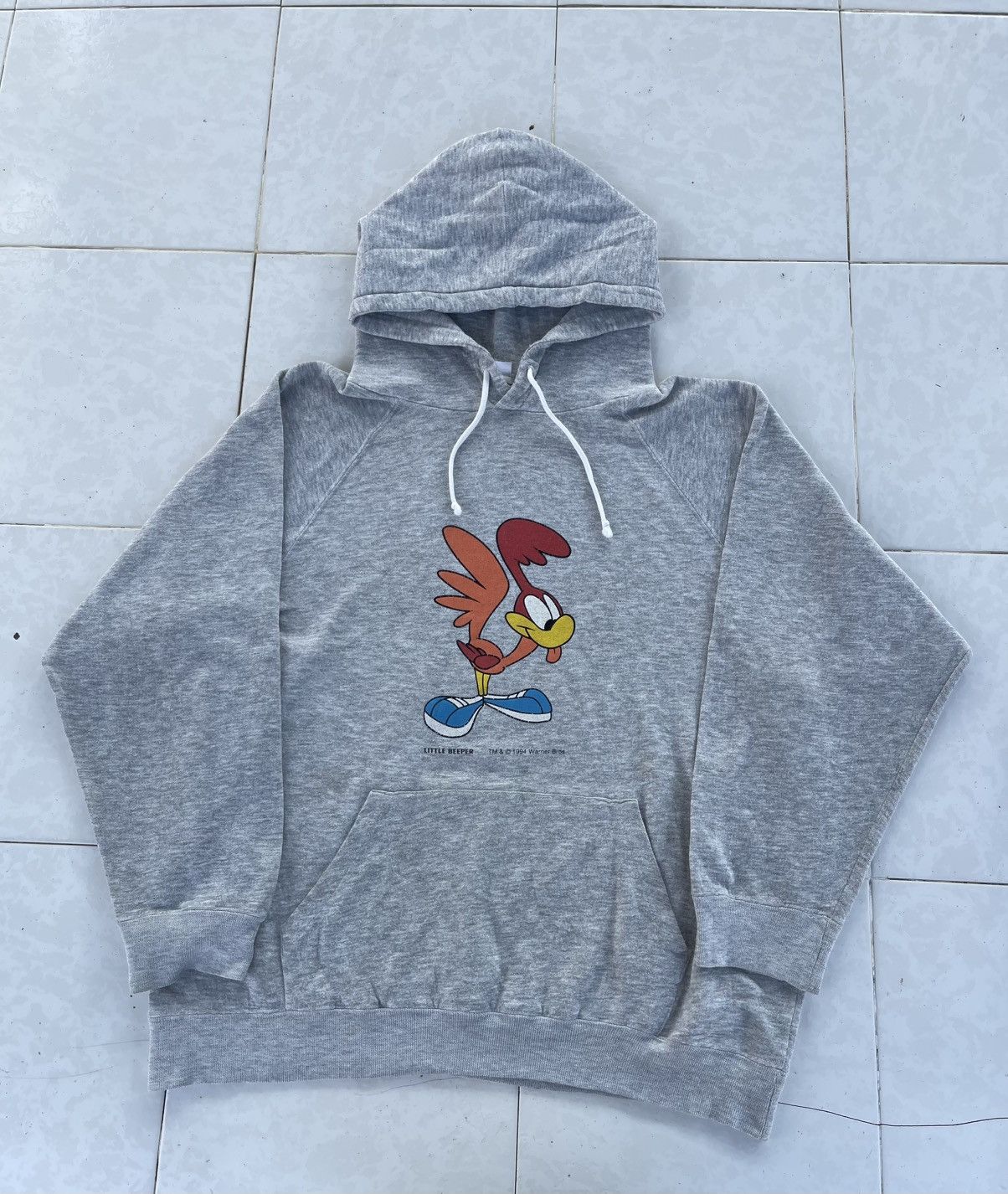 Warner Bros Vintage 90's Little Beeper 1994 Warner Bros Tiny Toon Hoodie Size US L / EU 52-54 / 3 - 5 Thumbnail