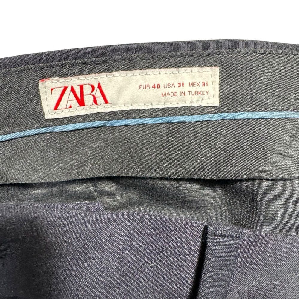 Zara NWT New Zara Stretch Navy Pants Size 31 Size US 31 - 6 Thumbnail