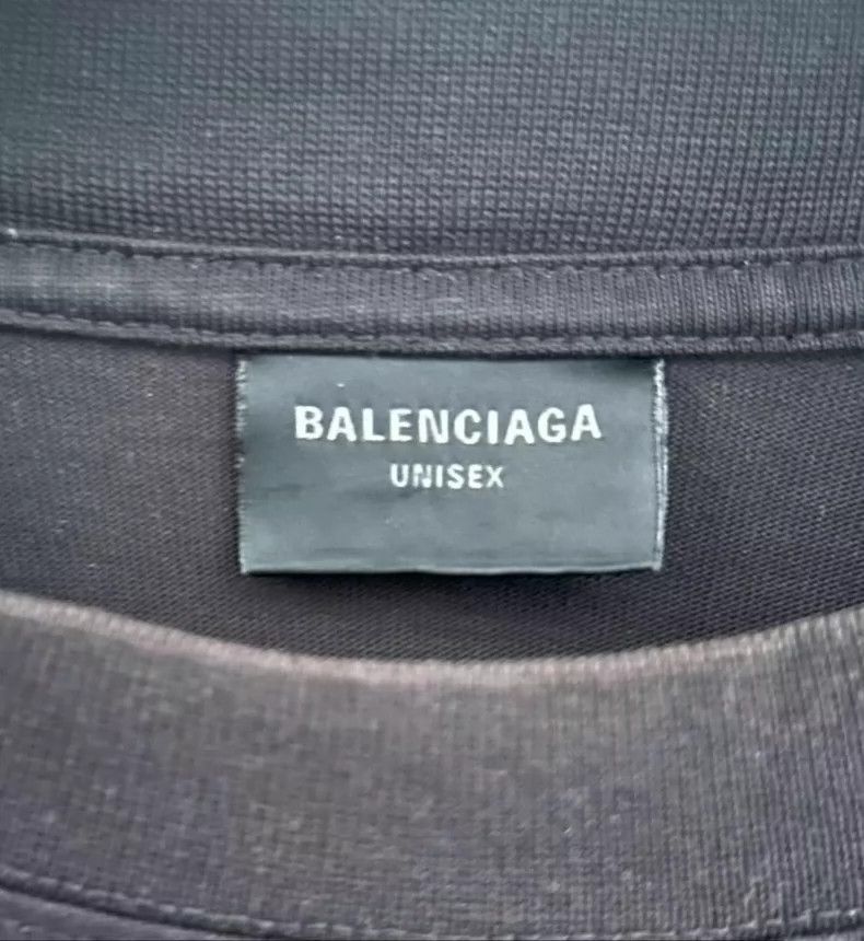 Balenciaga Balenciaga Black Ripped Loose Short Sleeve Size US XS / EU 42 / 0 - 3 Thumbnail