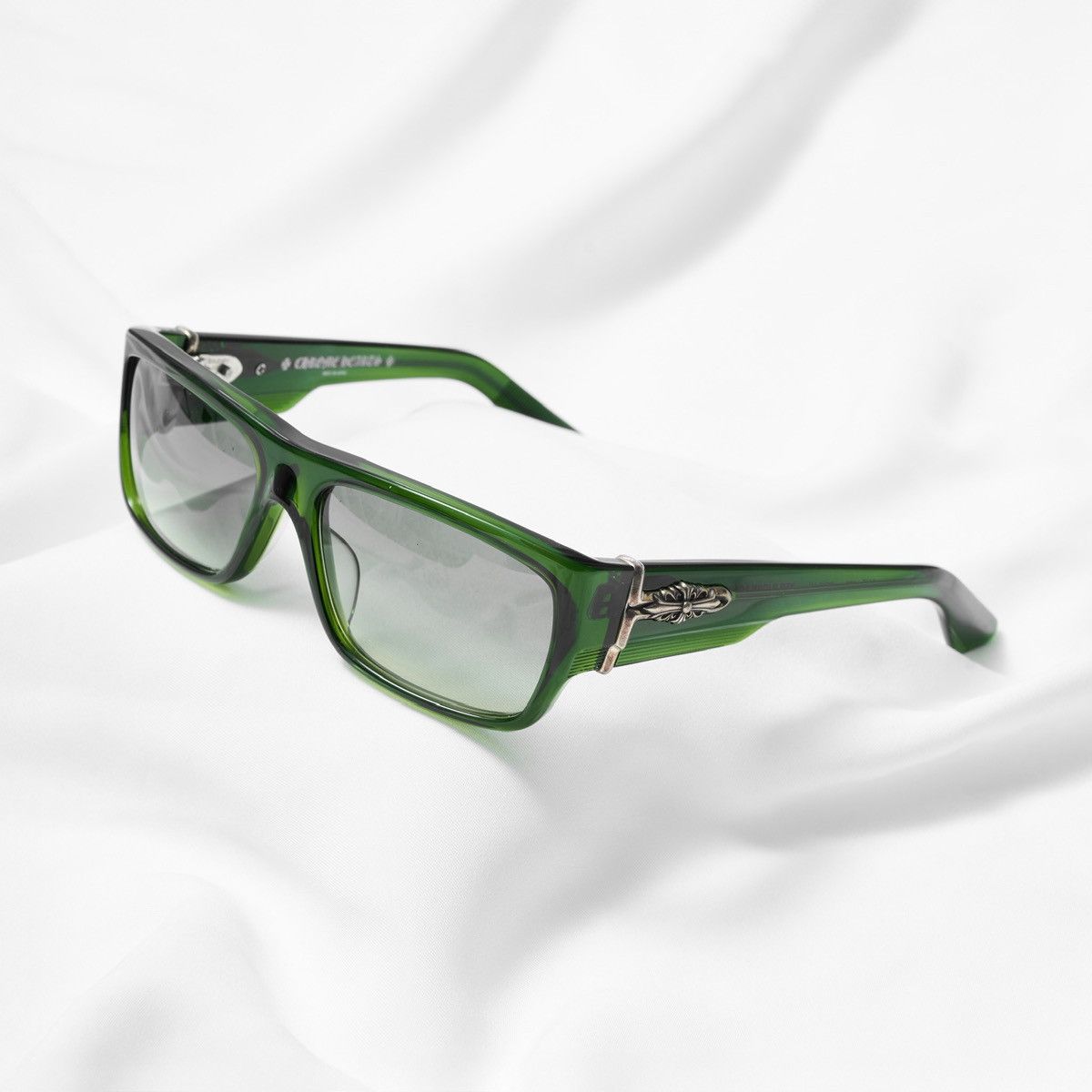 Chrome Hearts CHROME HEARTS YER BJORN AGAIN MOSS SUNGLASSES Size ONE SIZE - 1 Thumbnail
